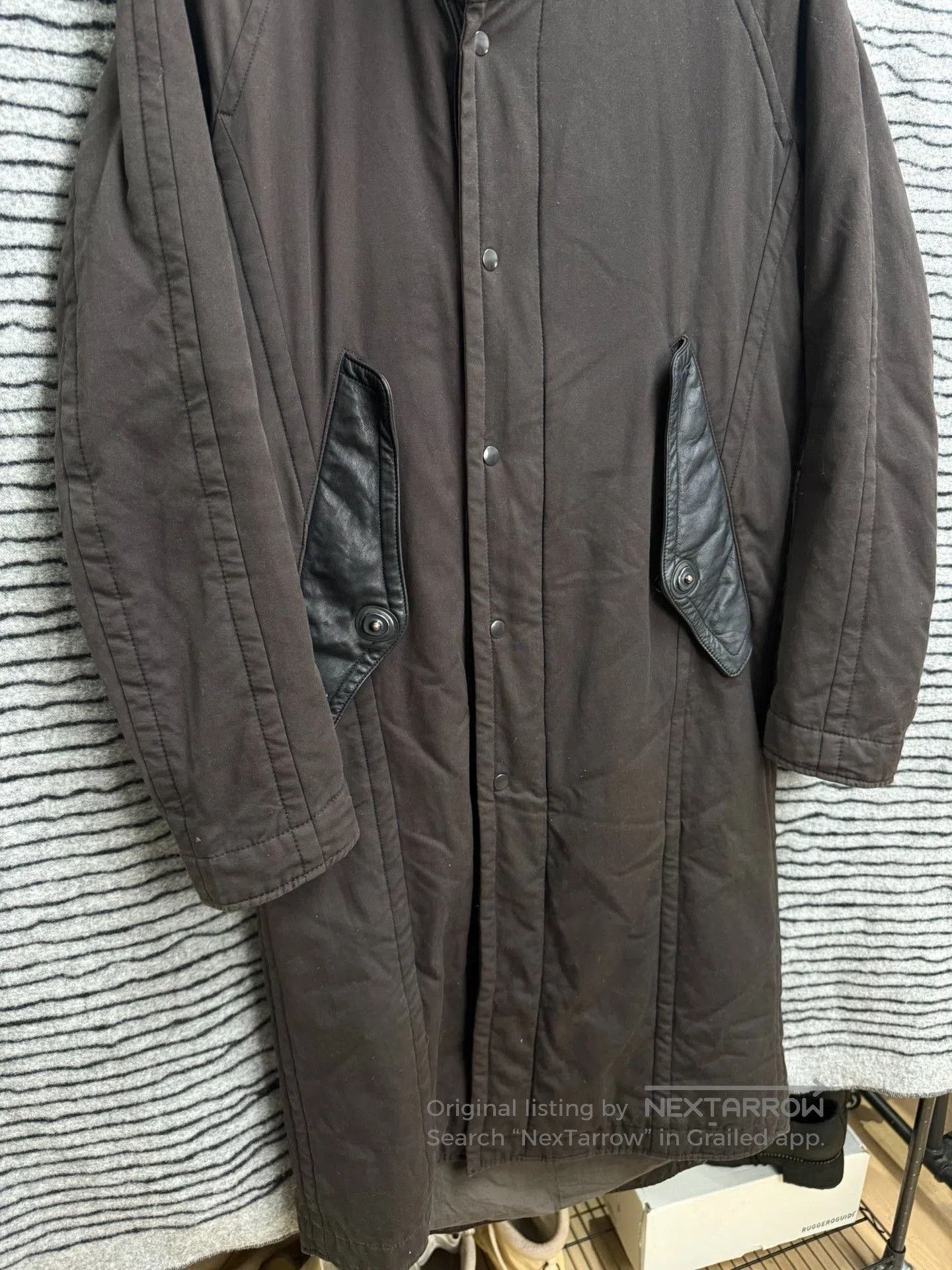 Julius Julius 7 08AW Sheepskin Panel Coat. Size US S / EU 44-46 / 1 - 2 Thumbnail