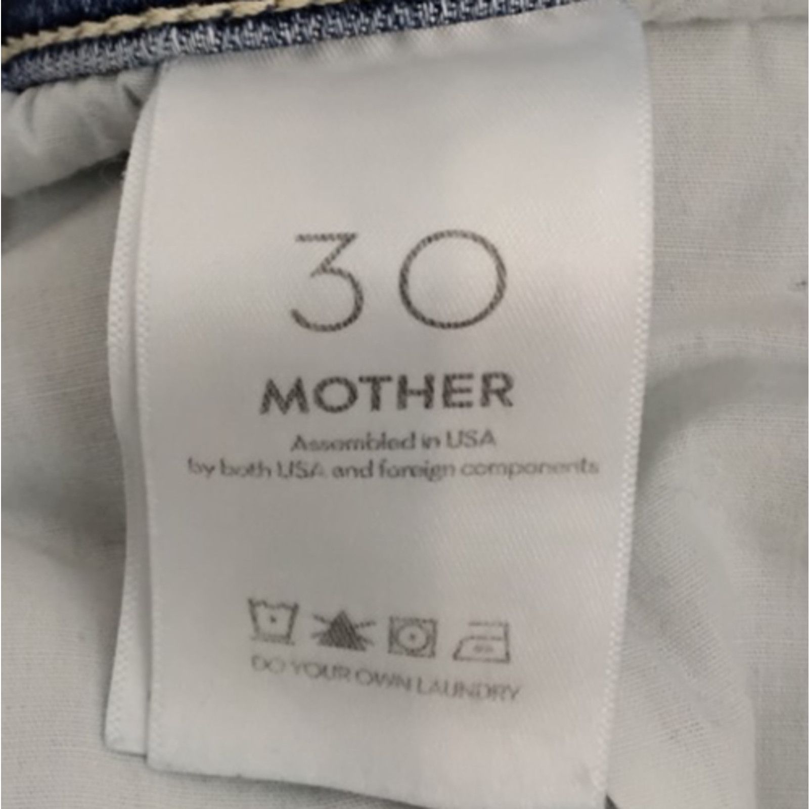 MOTHER Mother The Mid Rise Dazzler Jeans Women's 30 Medium Wash Size 30" / US 8 / IT 44 - 10 Thumbnail