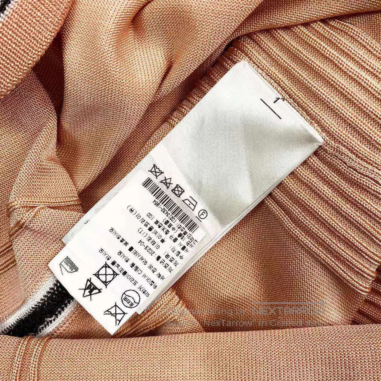 Louis Vuitton Louis Vuitton 23SS striped logo print knitted short sleeve Size M / US 6-8 / IT 42-44 - 4 Thumbnail
