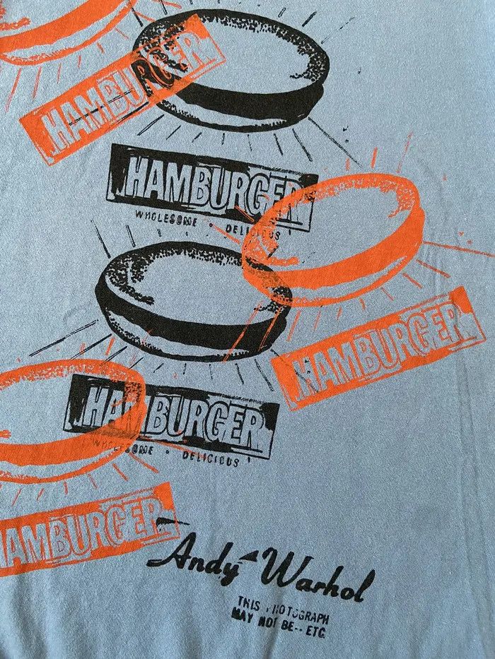 Andy Warhol × Hysteric Glamour × Japanese Brand ANDY WARHOL X HYSTERIC GLAMOUR HAMBURGER RETRO FONT Size US S / EU 44-46 / 1 - 4 Thumbnail
