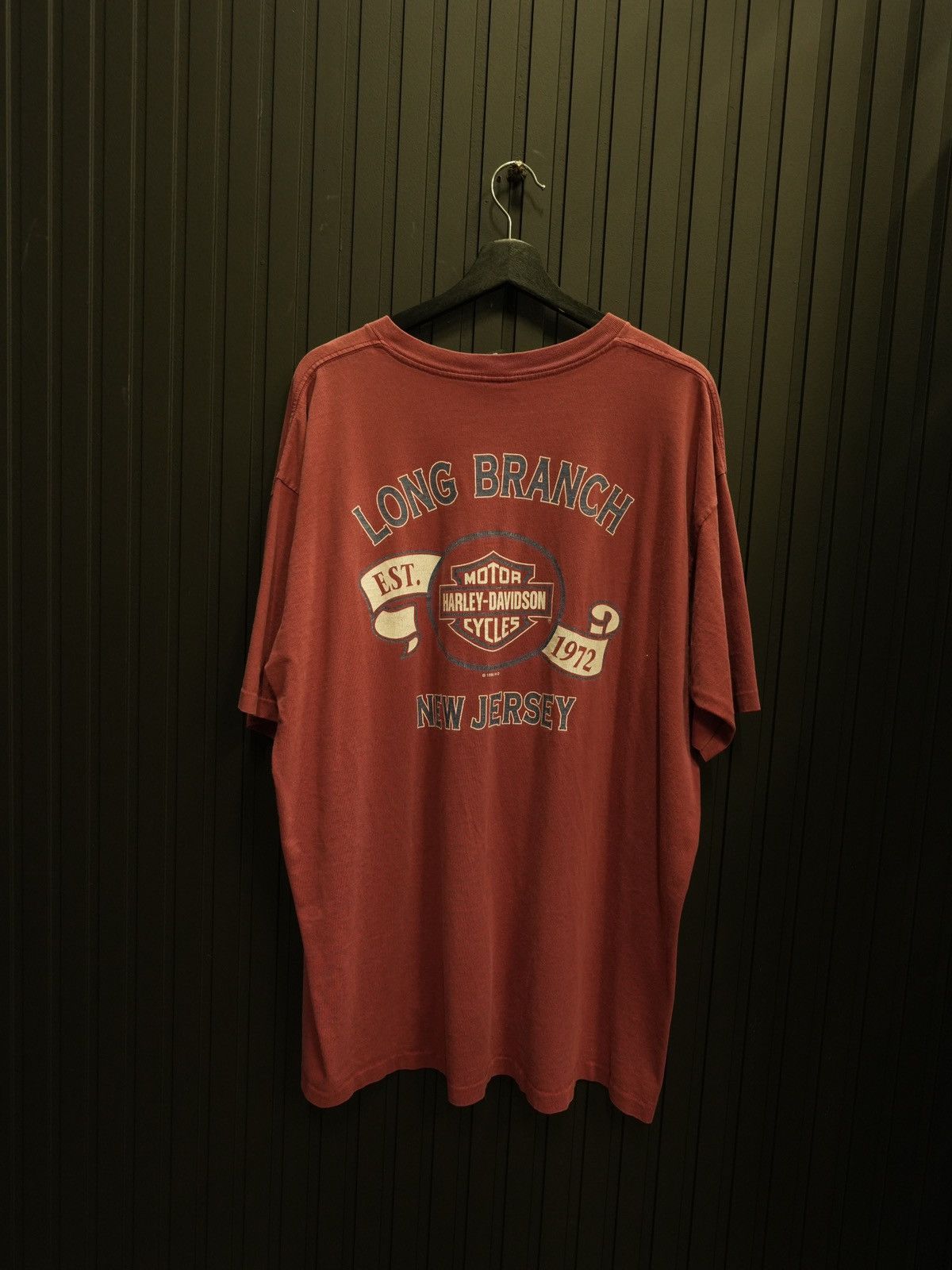 Vintage Vintage 1996 Harley Davidson Long Branch Tee Size US XXL / EU 58 / 5 - 2 Thumbnail