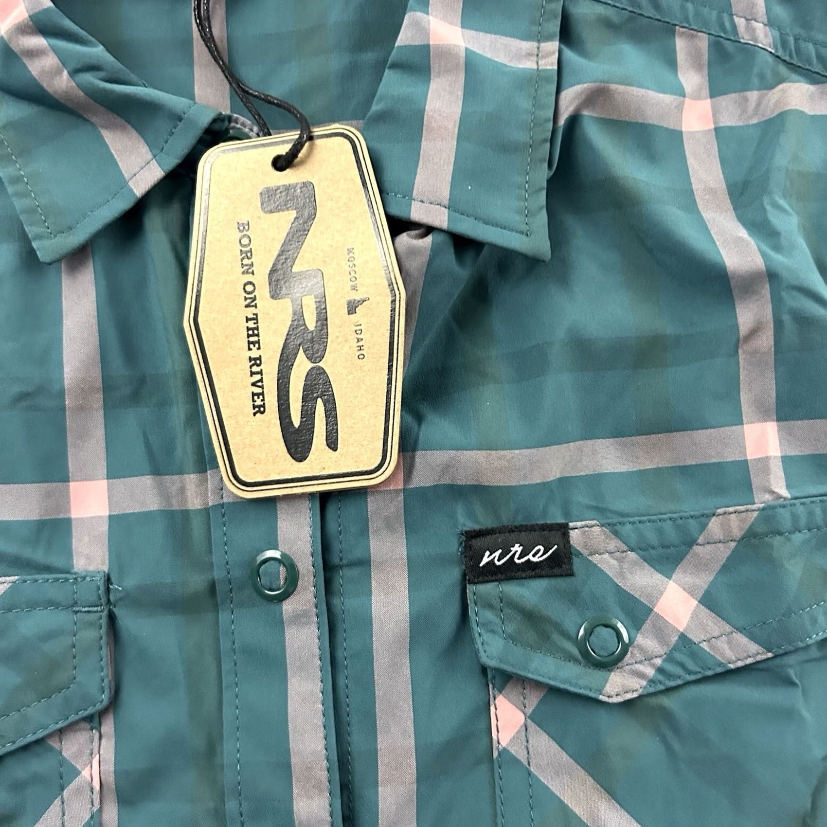 Vintage VINTAGE NRS Shirt Women Small Green Plaid Button-Up Long Sleeve Front Size S / US 4 / IT 40 - 3 Thumbnail