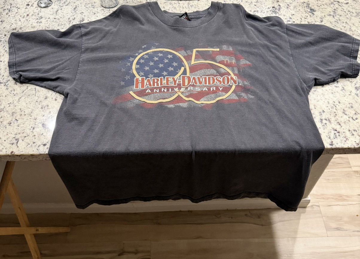 Harley Davidson Harley Davidson "95th anniversary" T- Shirt Size US XXL / EU 58 / 5 - 1 Thumbnail