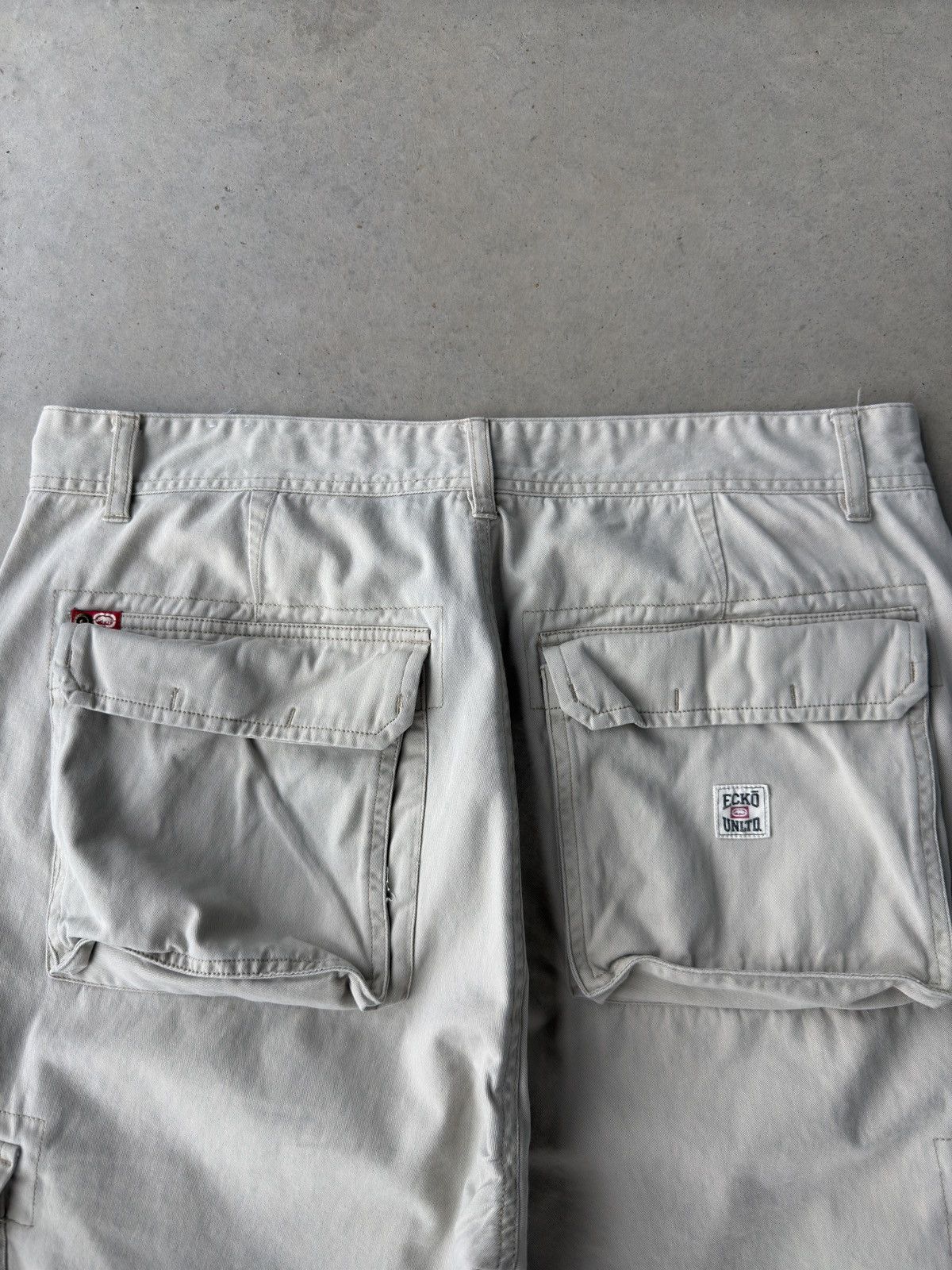 Ecko Unltd. Vintage Y2K Ecko Unltd. Baggy Cargo Shorts Size US 36 / EU 52 - 3 Thumbnail