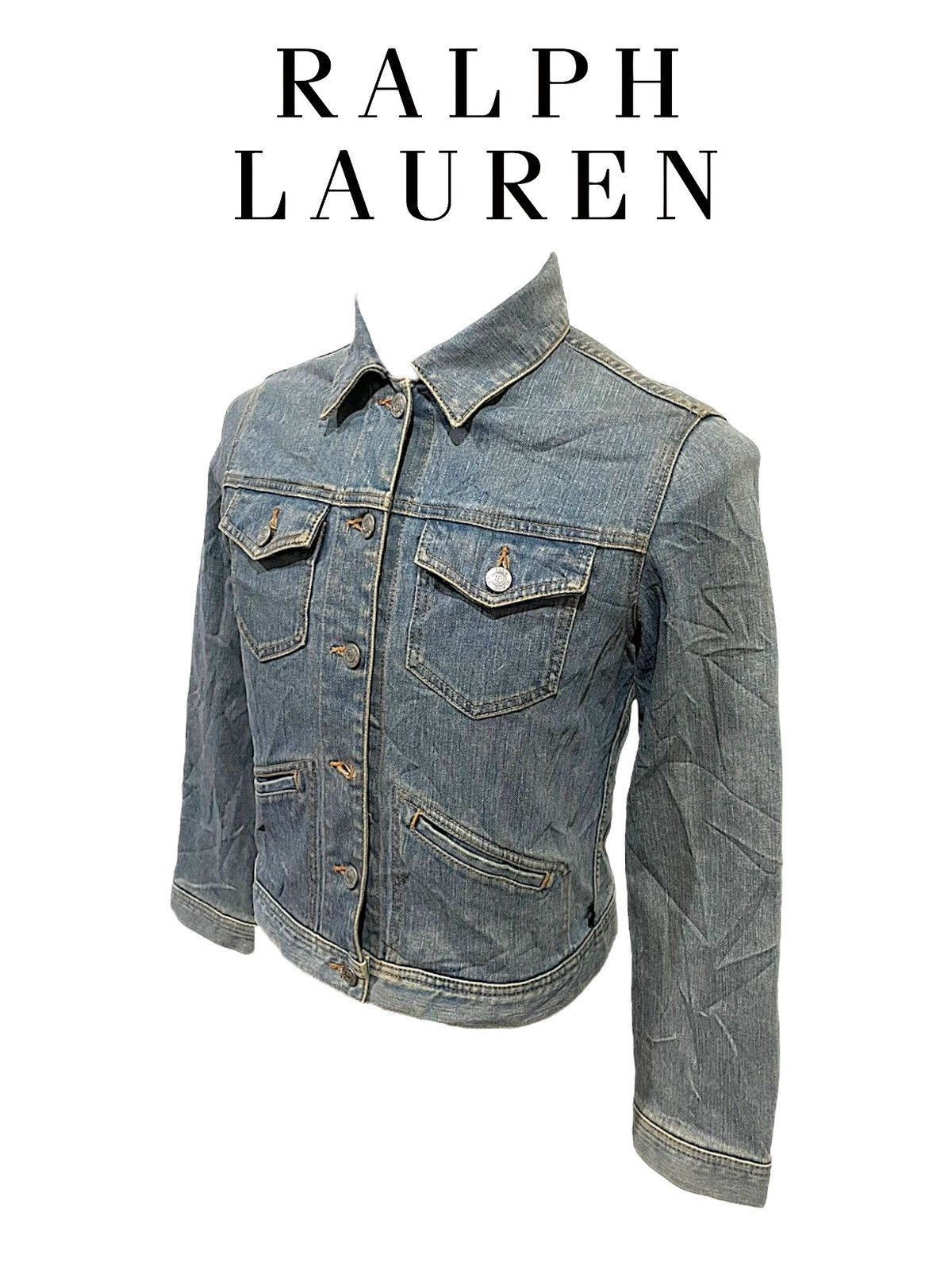 Designer × Ralph Lauren Ralph Lauren Jeans Company Denim Jacket Size L / US 10 / IT 46 - 2 Thumbnail
