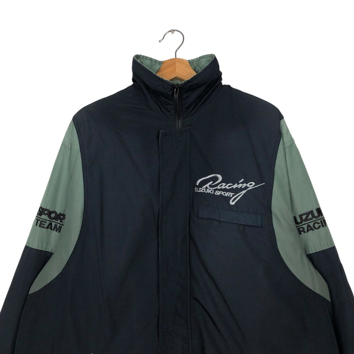 Japanese Brand 🔥VINTAGE ZIPPER LIGHT JACKET SUZUKI SPORT RACING BIG LOGO Size US L / EU 52-54 / 3 - 5 Thumbnail