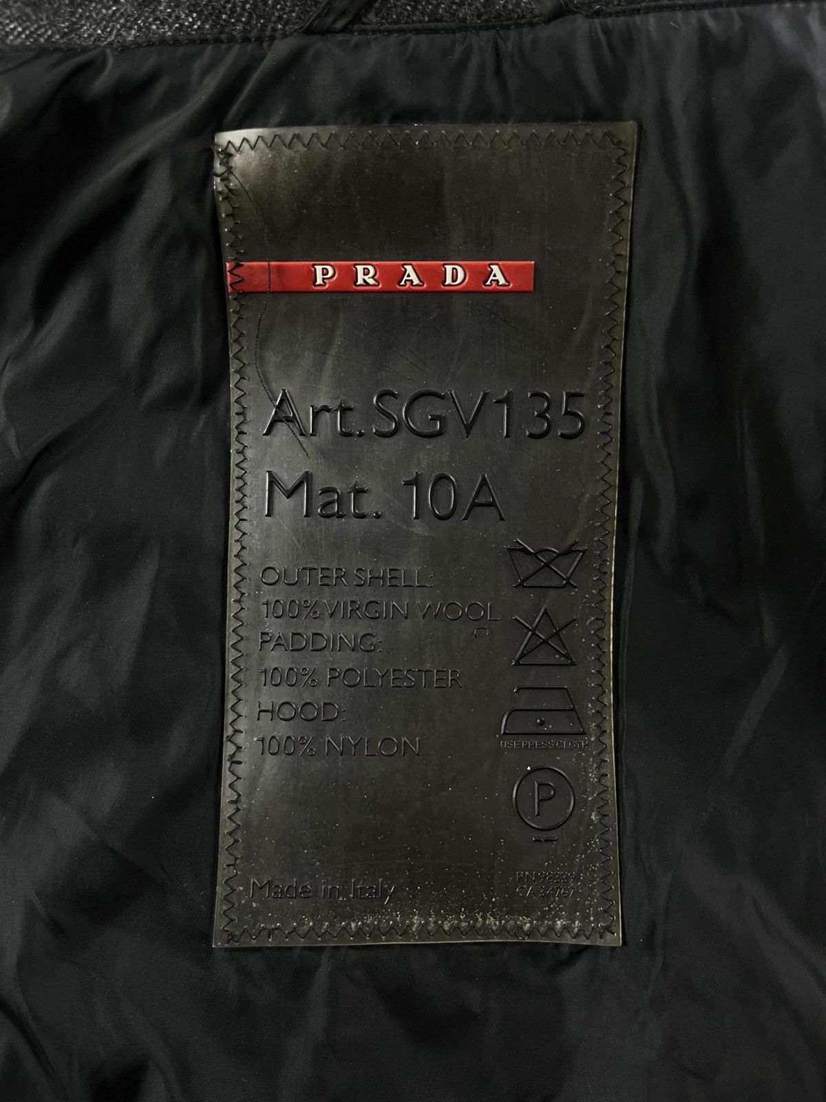 FW1998-99 PRADA MEN NYLON COAT