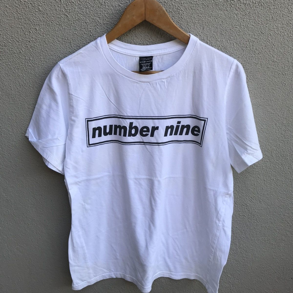 Number (N)ine NUMBER NINE box logo japan oasis inspired Size US S / EU 44-46 / 1 - 2 Thumbnail