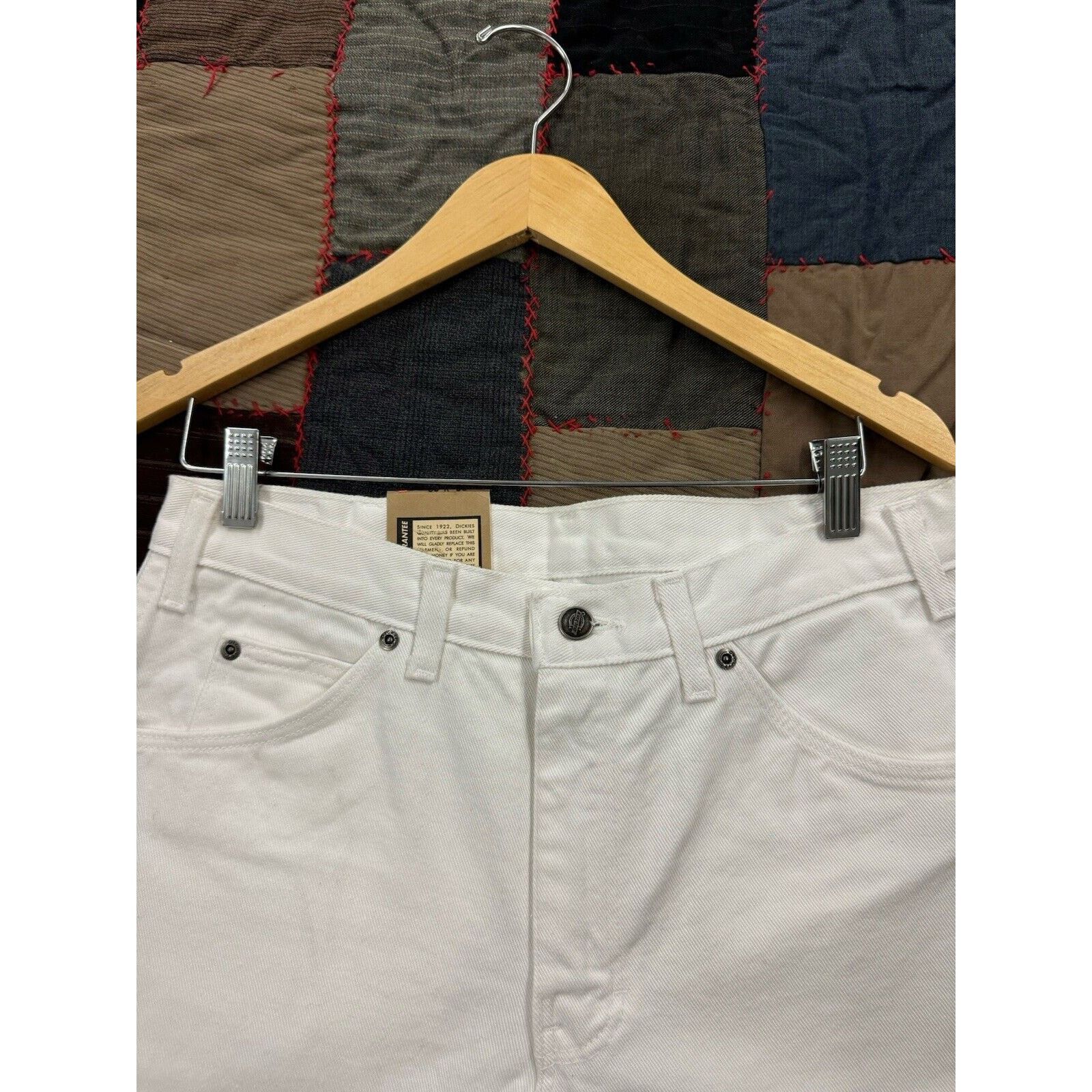 Dickies Deadstock 90s Dickies White Carpenter Painter Pant W33 X L30 Size US 33 - 8 Thumbnail