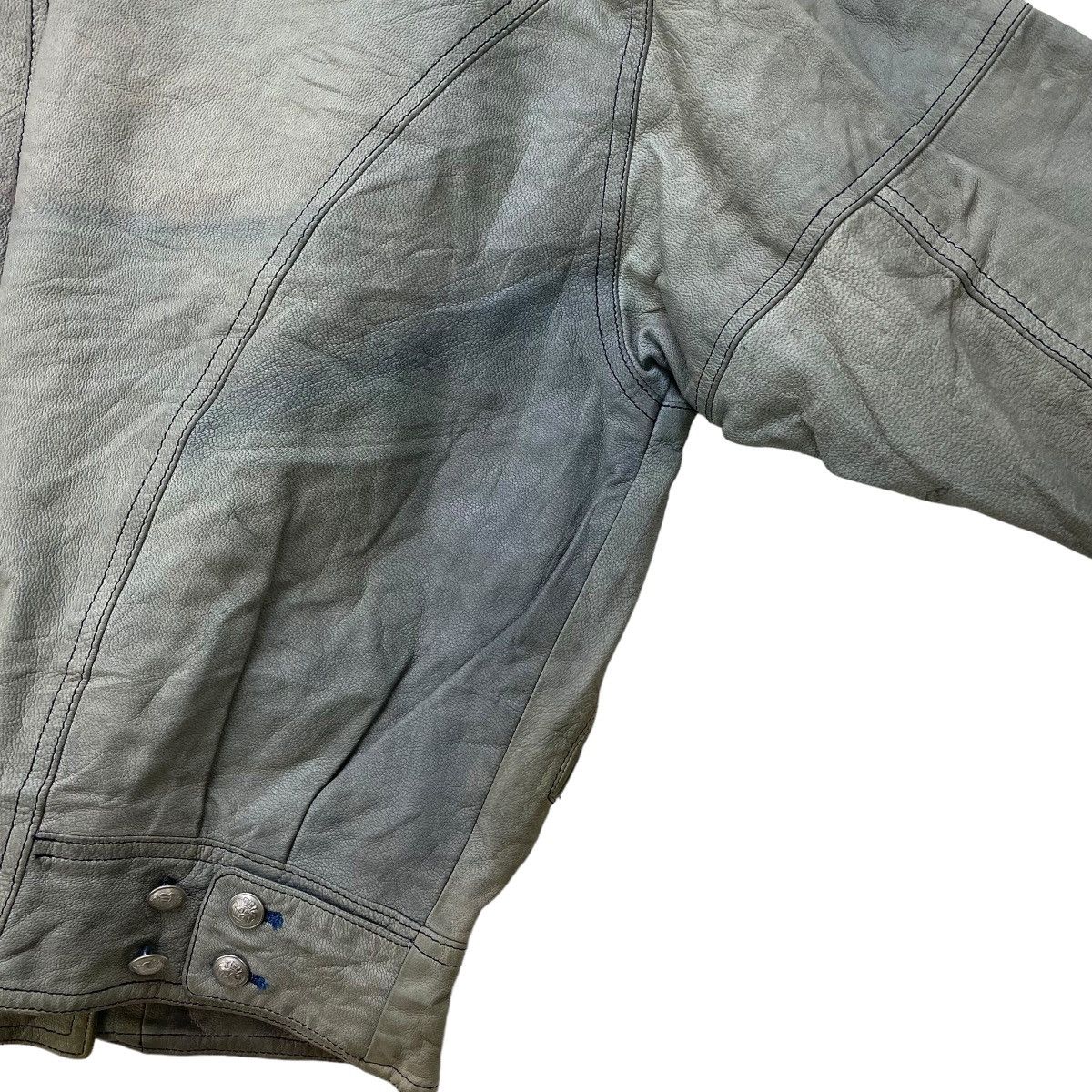 Japanese Brand Japanese Brand Lautreamont Double Collaar Leather Jacket Size M / US 6-8 / IT 42-44 - 8 Thumbnail