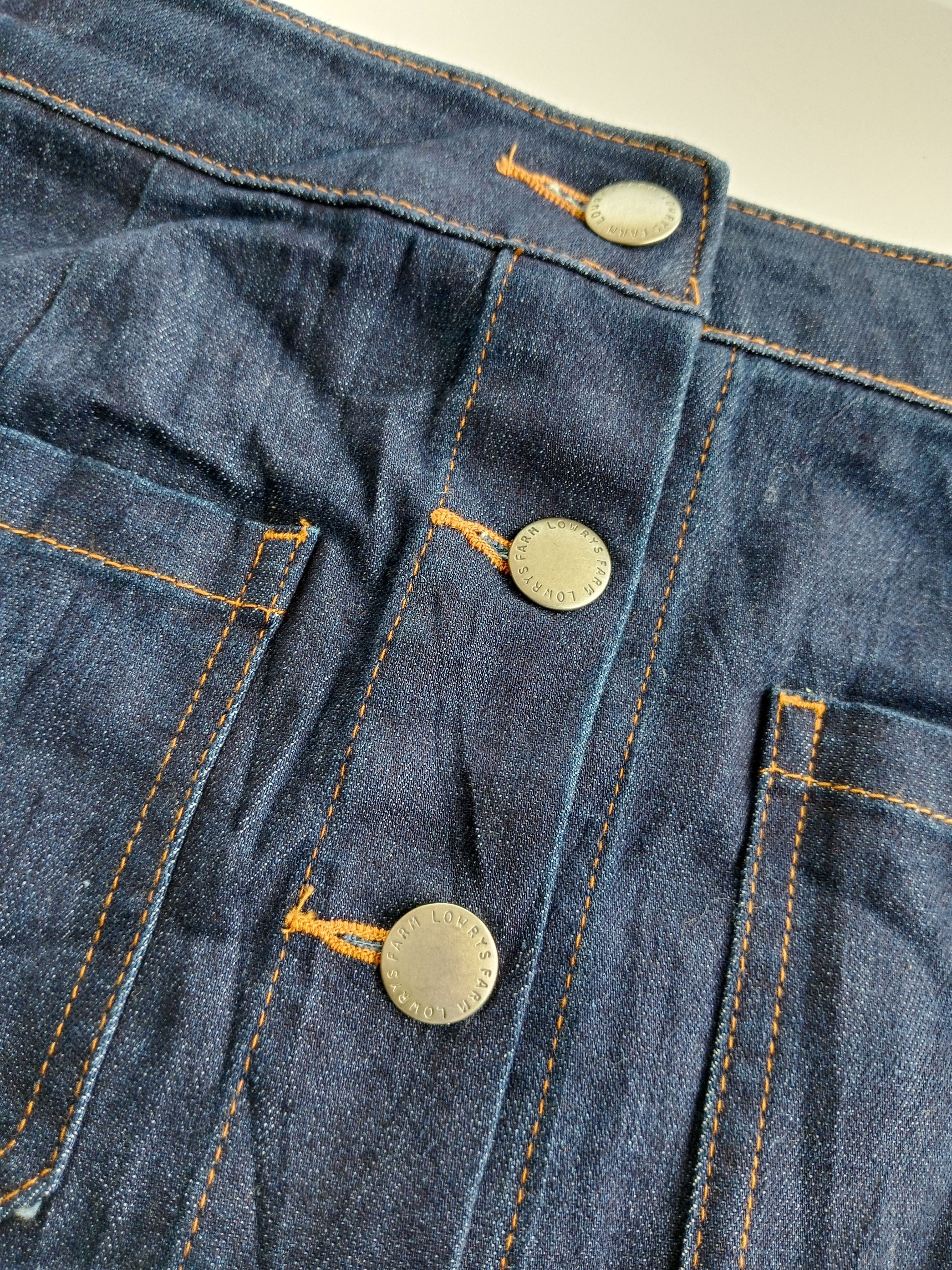 LOWRYS FARM LOWRYS FARM Mini Skirt Blue Denim Double Pocket Size 28" / US 6 / IT 42 - 6 Thumbnail