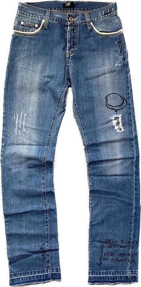 Dolce & Gabbana Dolce & Gabbana distressed printed jeans Size US 30 / EU 46 - 1 Thumbnail