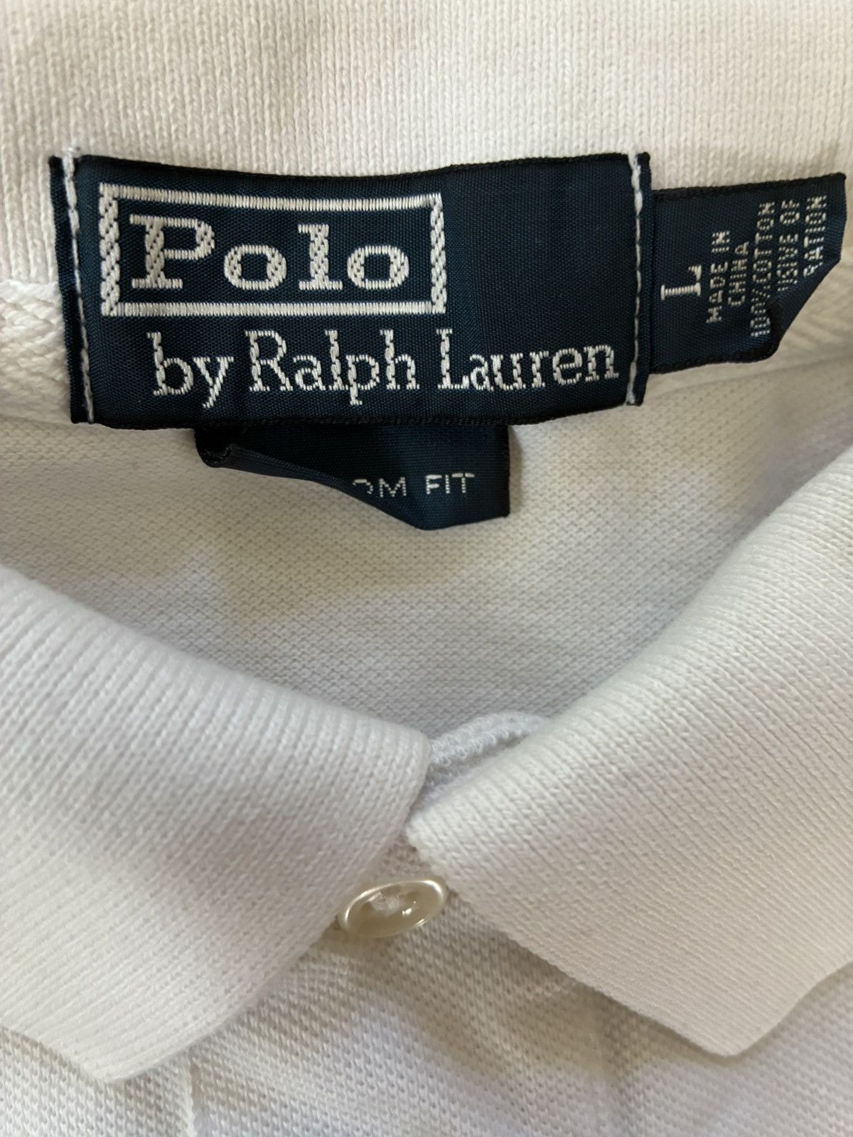 Polo Ralph Lauren RARE Vintage 90s Ralph Lauren Patchwork Polo Size US L / EU 52-54 / 3 - 4 Thumbnail