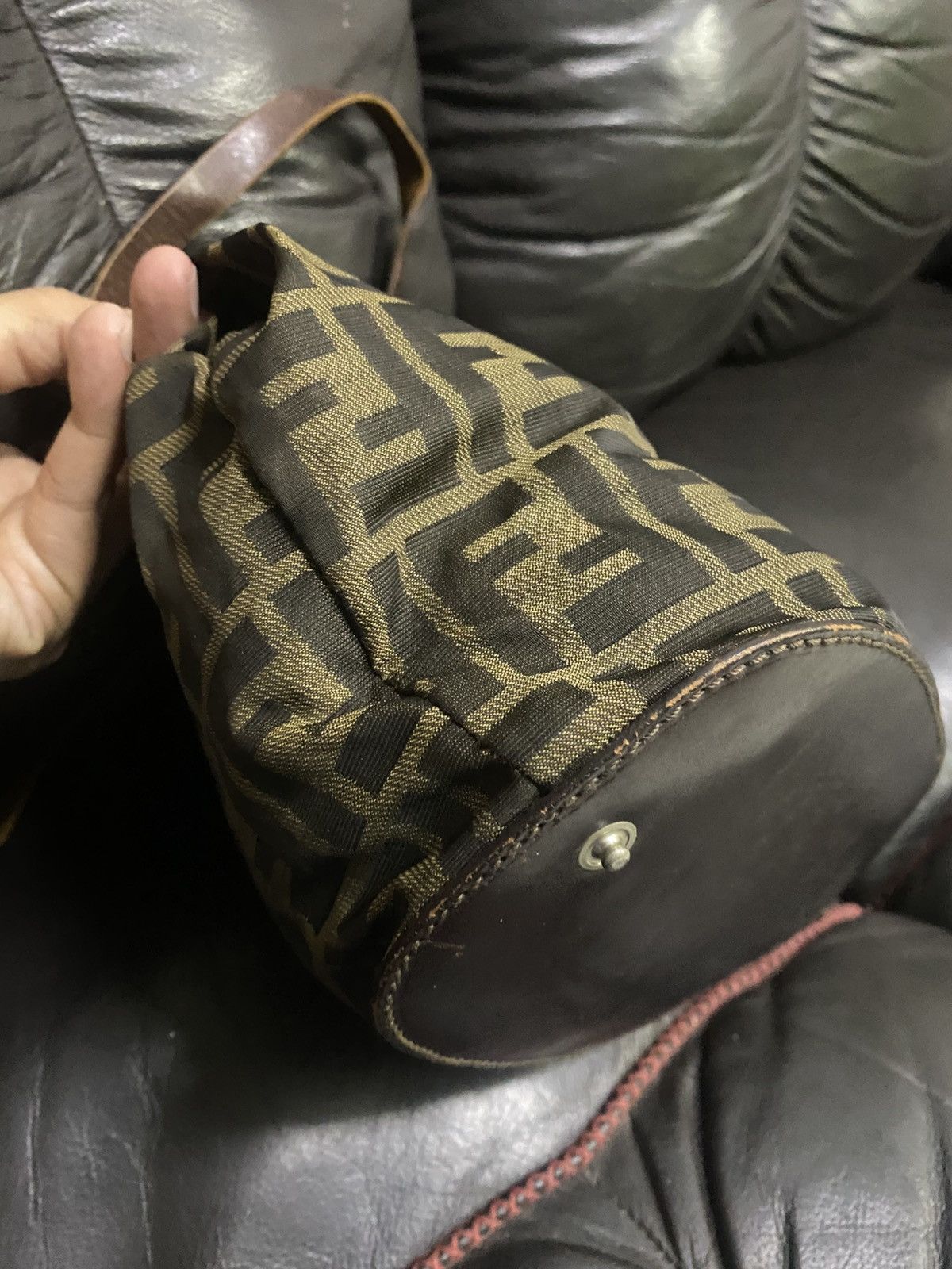 Fendi Authentic Vintage Fendi Zucca Monogram Mini Tote Bag Size ONE SIZE - 15 Thumbnail