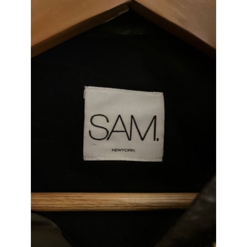 SAM. SAM NY Raccoon Fur Hood, Khaki Wax Vest Small Size S / US 4 / IT 40 - 6 Thumbnail