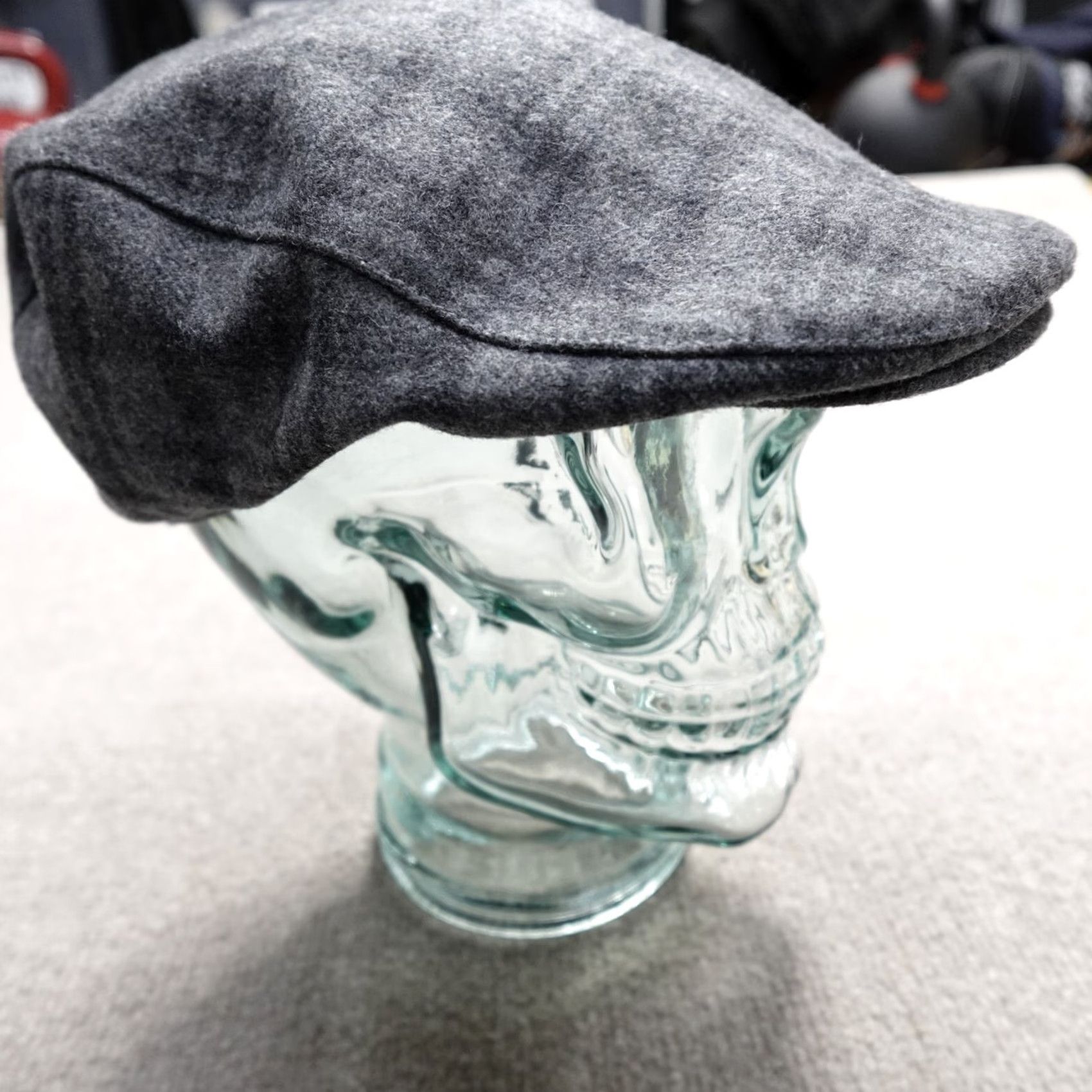 Stetson Stetson Newsboy Cap Plaid Wool Blend Ear Flap Gray Medium M Men Size ONE SIZE - 2 Thumbnail