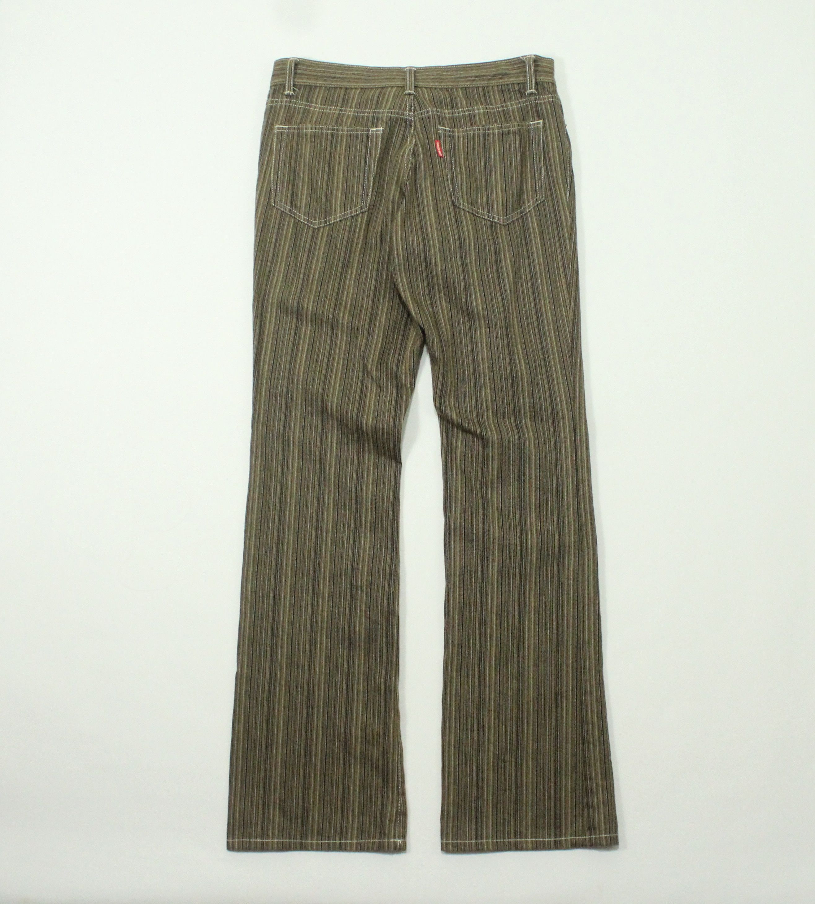 If Six Was Nine Flared Striped TORNADO MART Japan Size US 30 / EU 46 - 2 Thumbnail