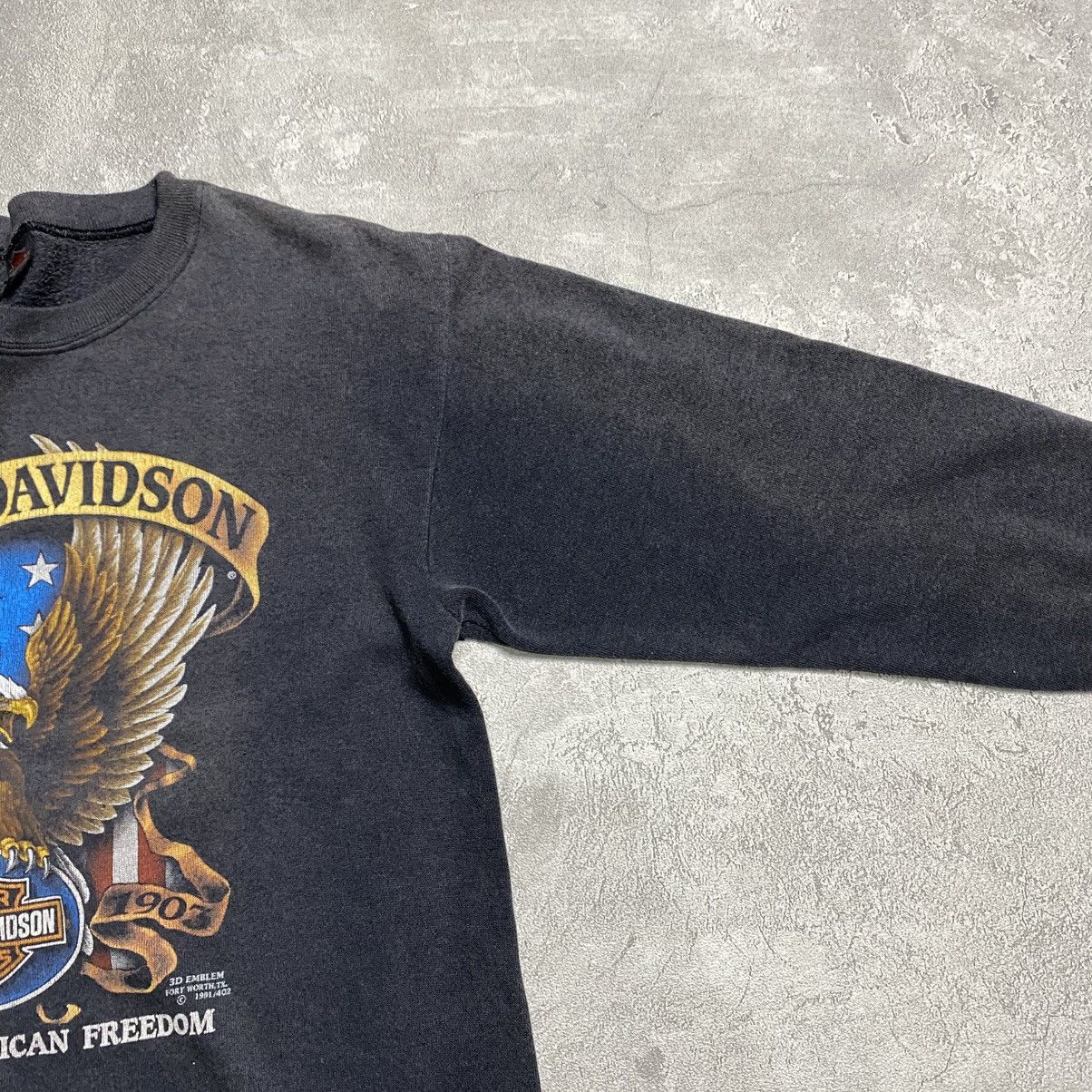 Harley Davidson Vintage Harley Davidson 3D Emblem 1991 Crewneck Size US M / EU 48-50 / 2 - 5 Thumbnail