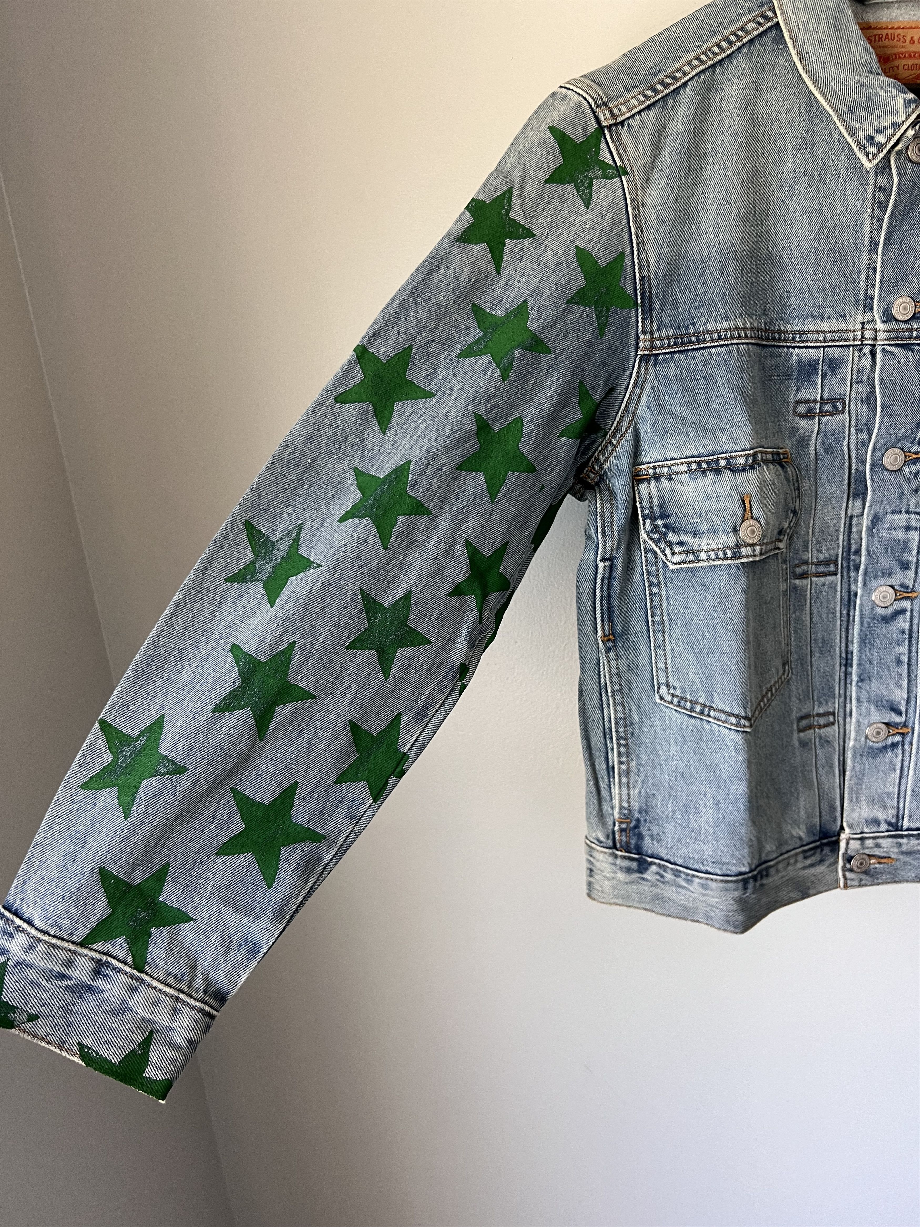 Cactus Plant Flea Market × DENIM TEARS × Levi's Denim Tears CPFM Levi's 4th of July Denim Jacket Size US XL / EU 56 / 4 - 4 Thumbnail