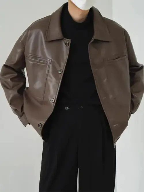 Other Korean fashion retro faux leather jacket Size US M / EU 48-50 / 2 - 1 Thumbnail