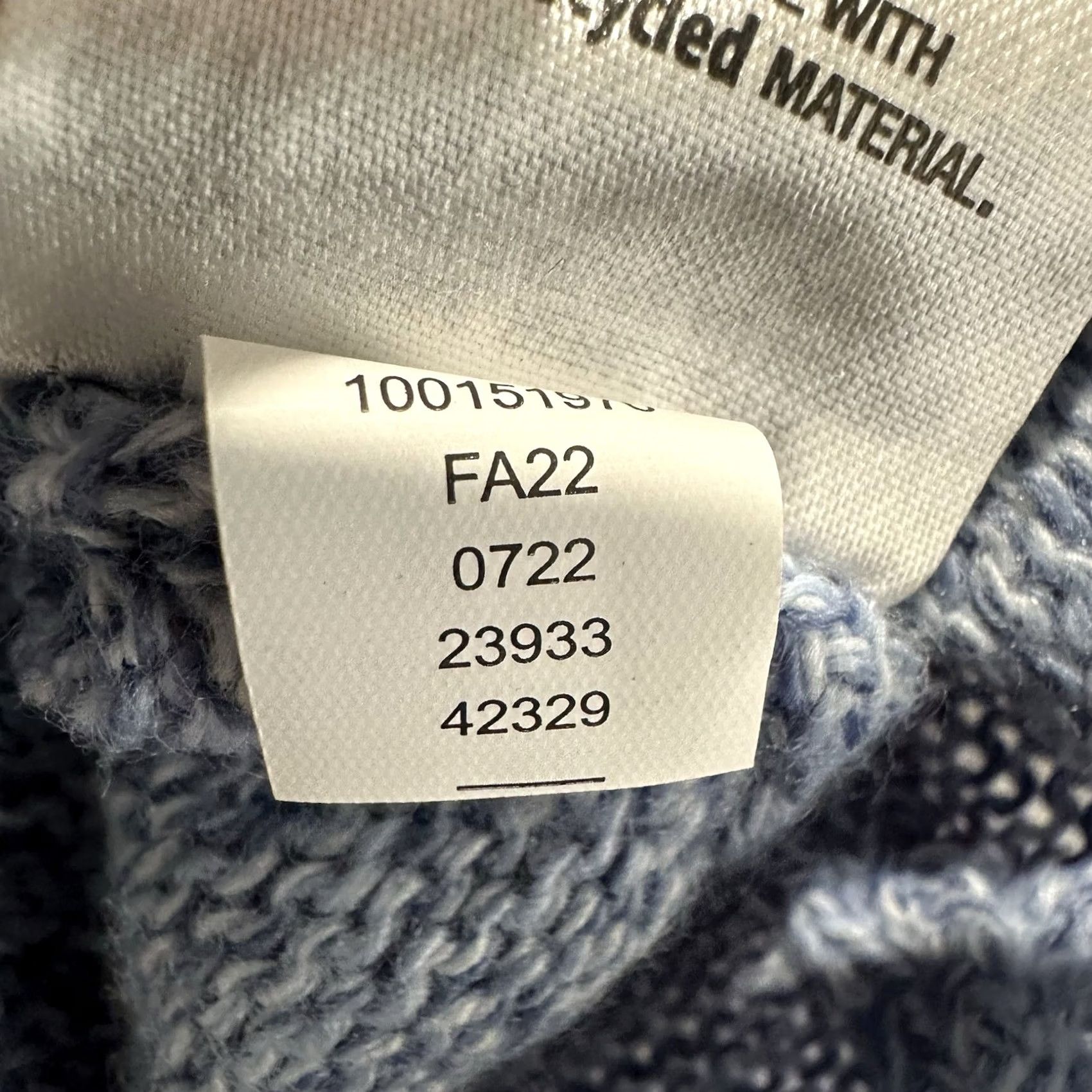 Vintage Karen Scott Cardigan Sweater Womens Medium Blue Cable Knit V-Neck Button Front Size M / US 6-8 / IT 42-44 - 6 Thumbnail