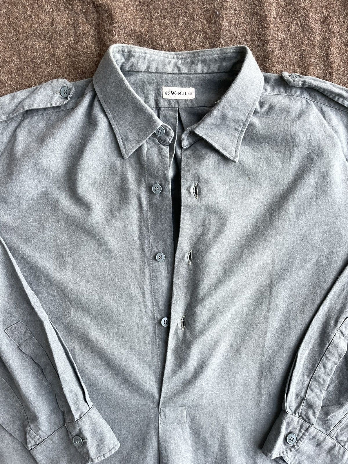 Vintage Soupla Long Military Engineered Garments Style Shirt Size US M / EU 48-50 / 2 - 11 Thumbnail
