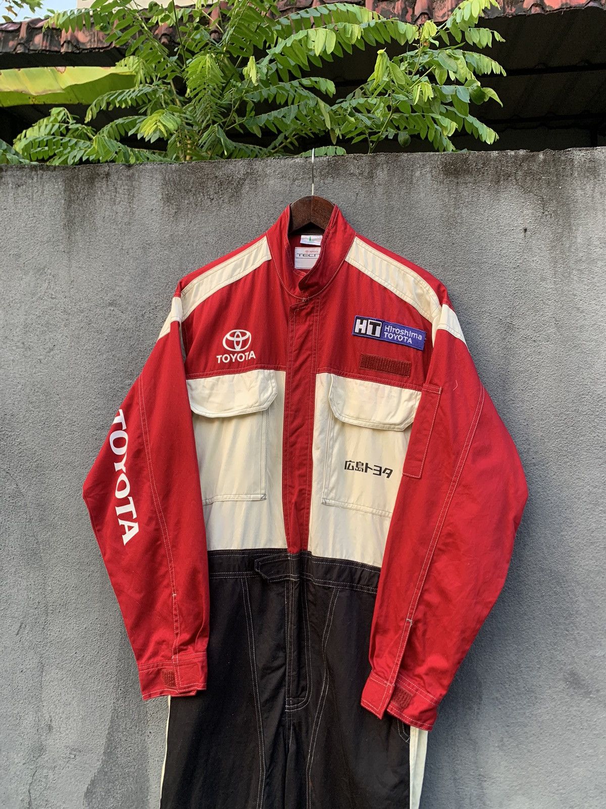 Japanese Brand 🏁VINTAGE TOYOTA TECNO JUMPSUIT Size US 33 - 10 Thumbnail