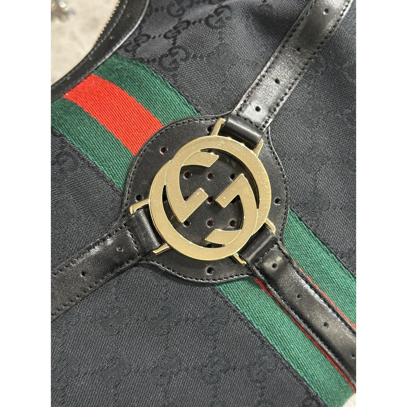 Gucci 2000s Gucci GG canvas web hobo bag Size ONE SIZE - 8 Thumbnail