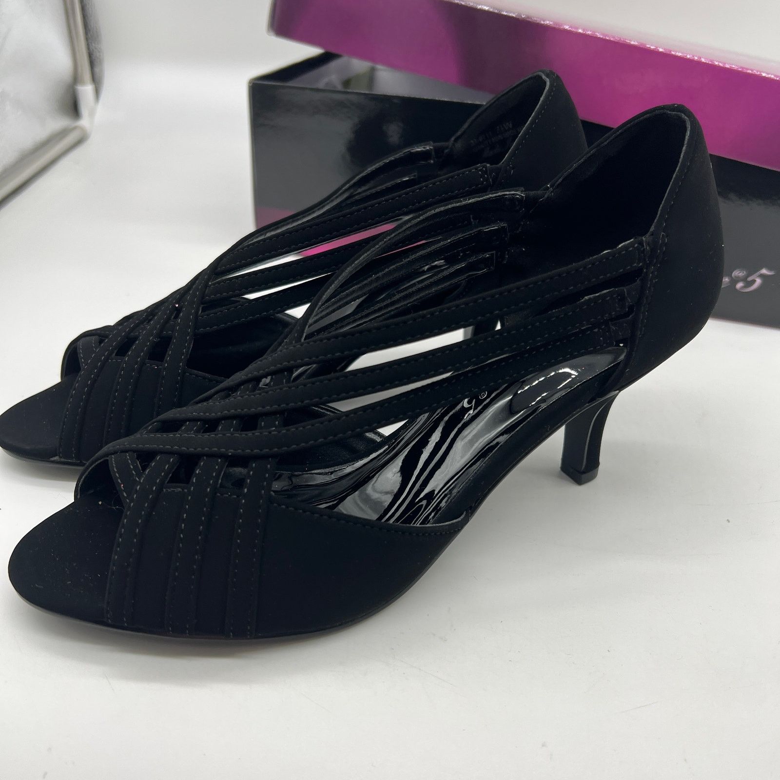 Other Easy Street Womens Heel Oceana Pump Black Color Size 7.5 Wid Size US 7.5 / IT 37.5 - 7 Thumbnail