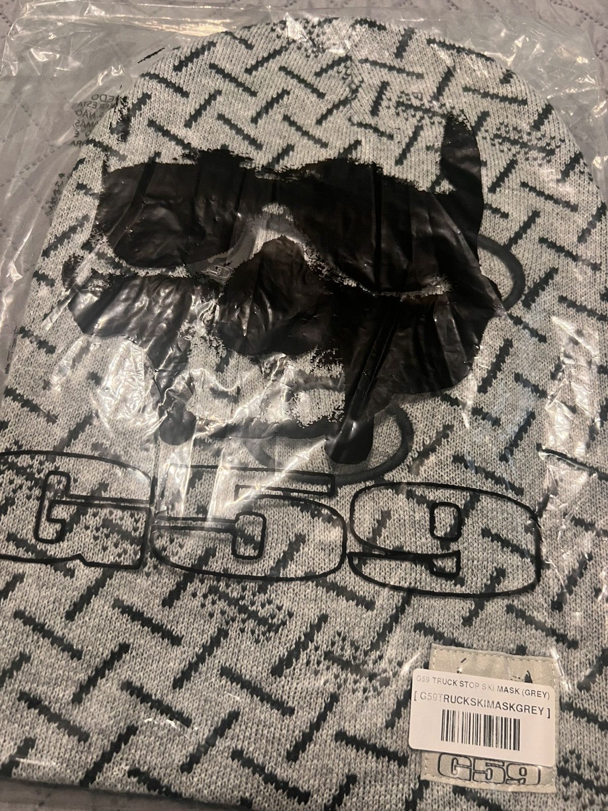 G59 Records G59 TRUCK SKI MASK GREY Size ONE SIZE - 2 Thumbnail