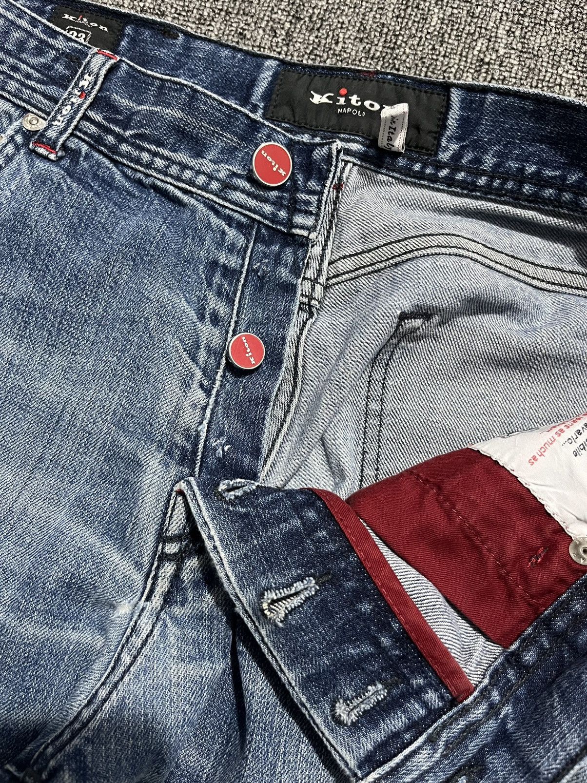 Kiton Kiton selvedge Jeans Size US 33 - 9 Thumbnail