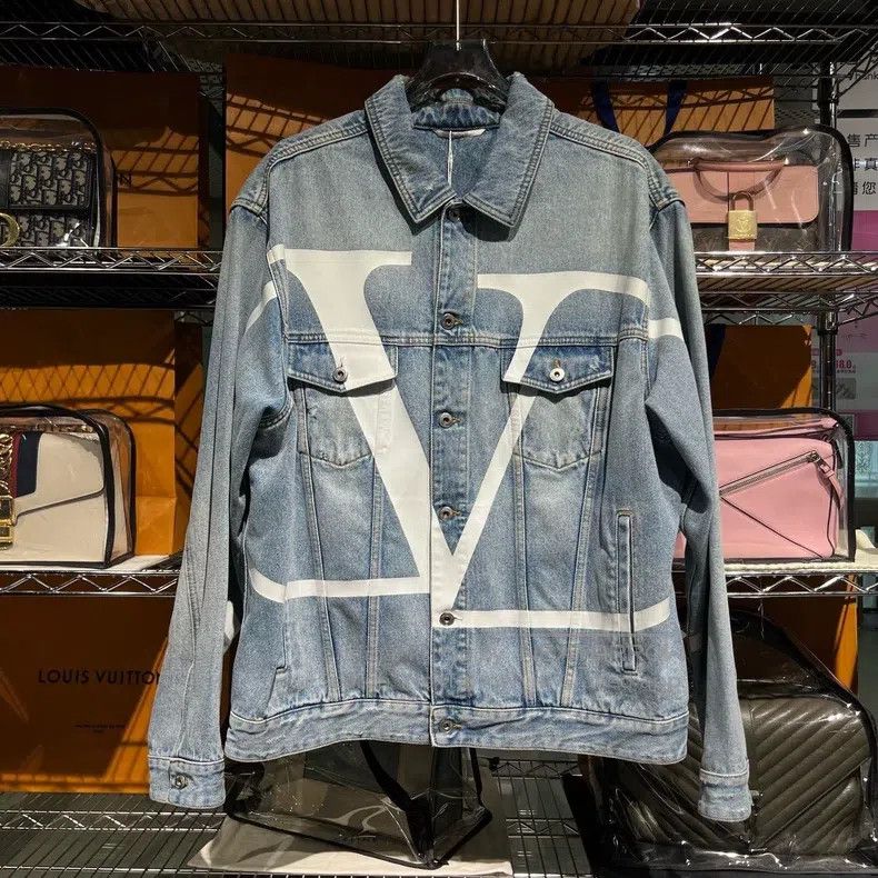 Valentino Printed denim jacket