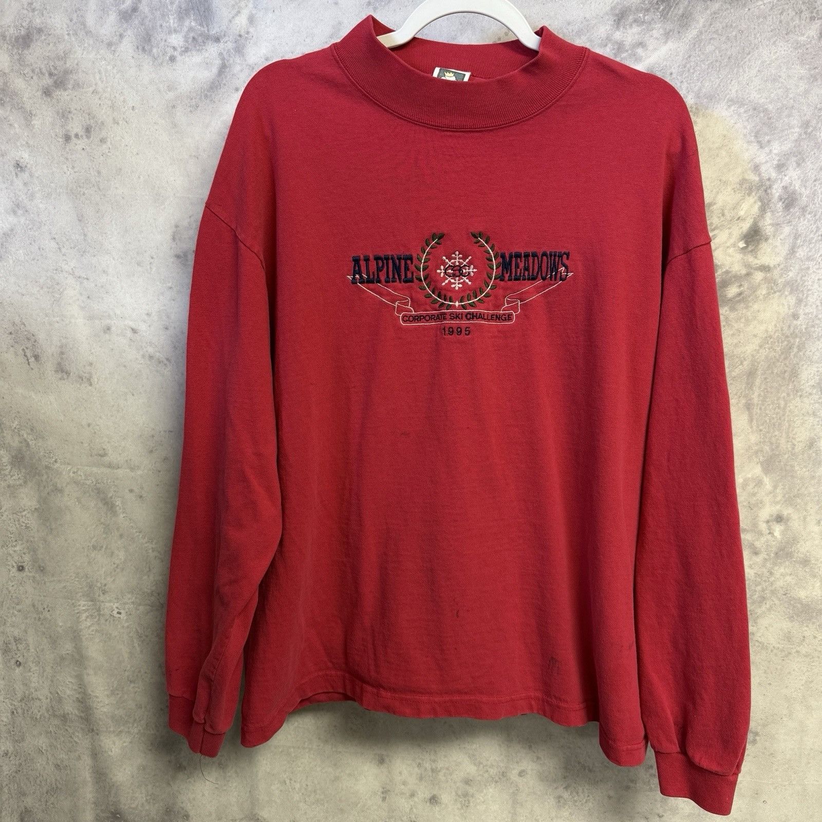 Vintage Vintage 90s Alpine Meadows Skiing T Shirt Mens XL 24x26 Size US XL / EU 56 / 4 - 2 Thumbnail