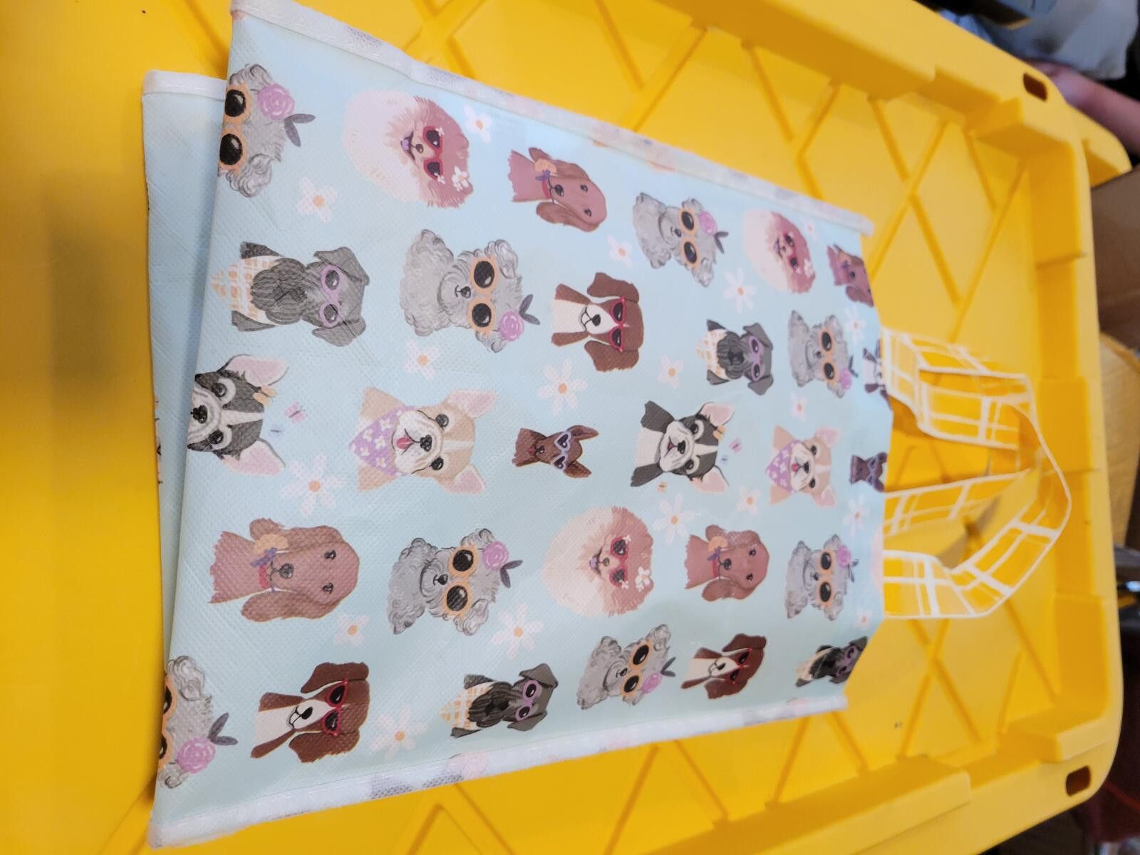 Genetic Manipulation Shinichiro Kuriya Reusable Tote Bag with Cute Dog Pattern Size ONE SIZE - 2 Thumbnail