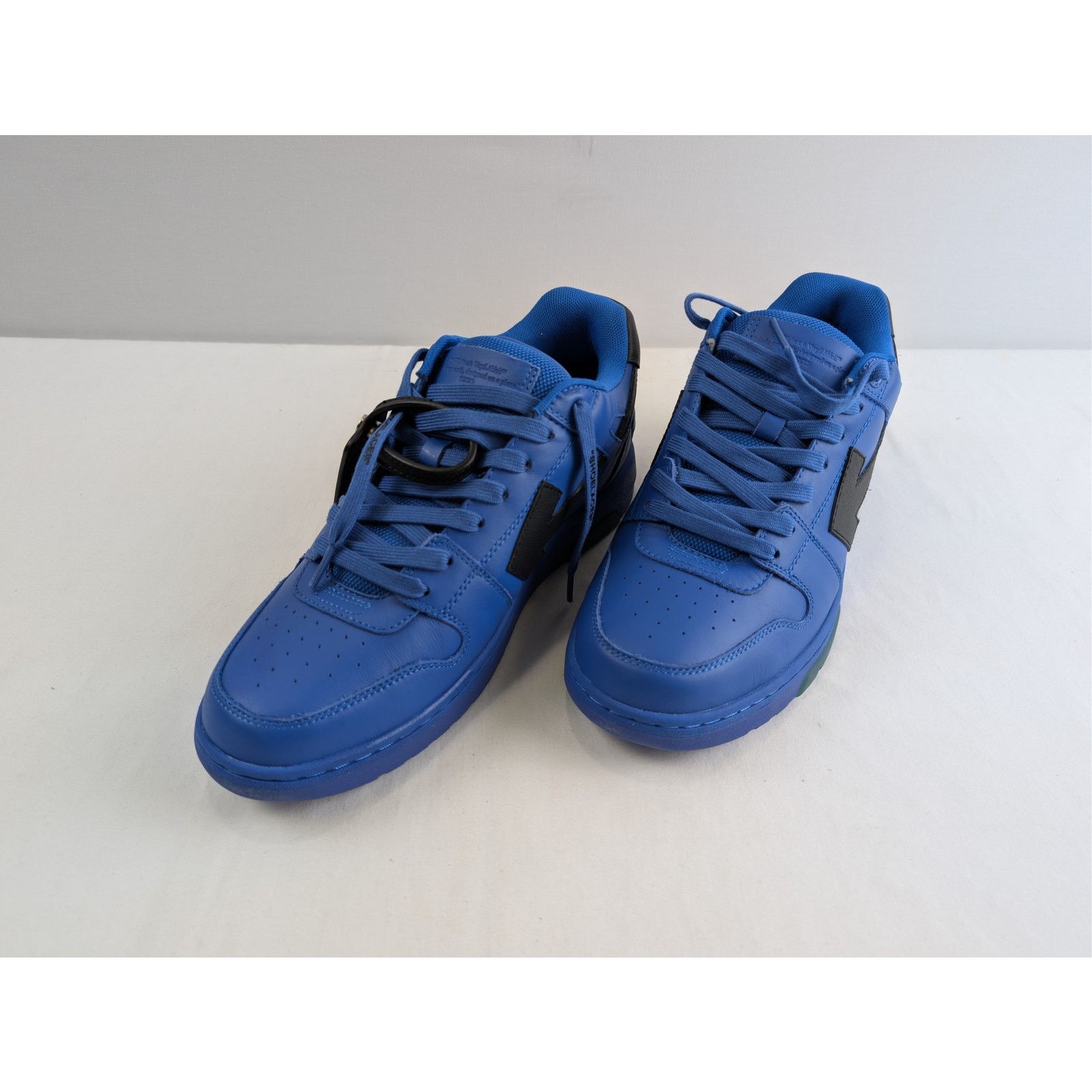 Off-White o1rshd1 Out of Office Calf Leather sneakers in Blue/Black Size US 11 / EU 44 - 8 Thumbnail