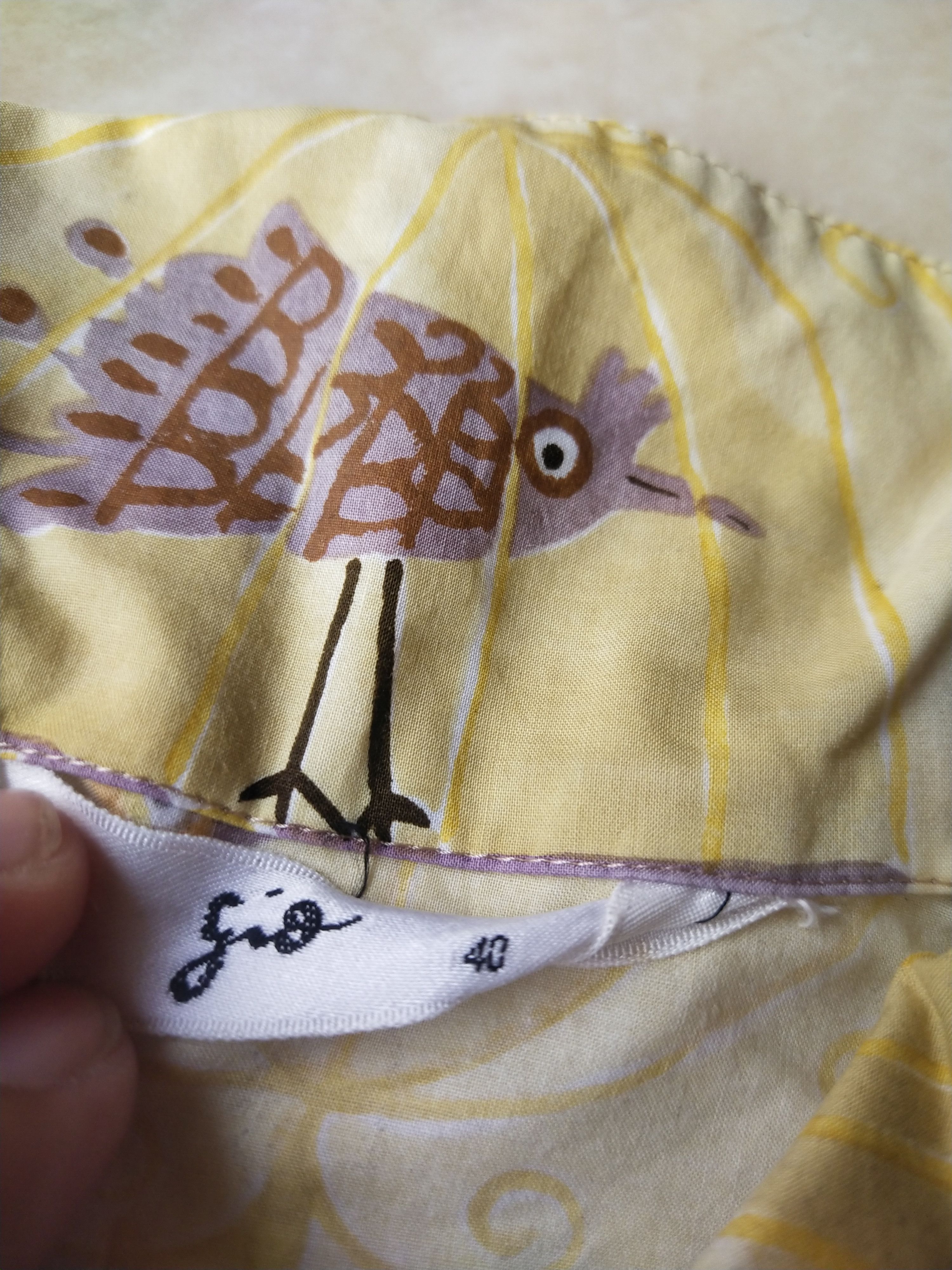 Vintage Vintage 90s Japanese Brand Artsy Bird Cage AOP Shirt Size US M / EU 48-50 / 2 - 5 Thumbnail