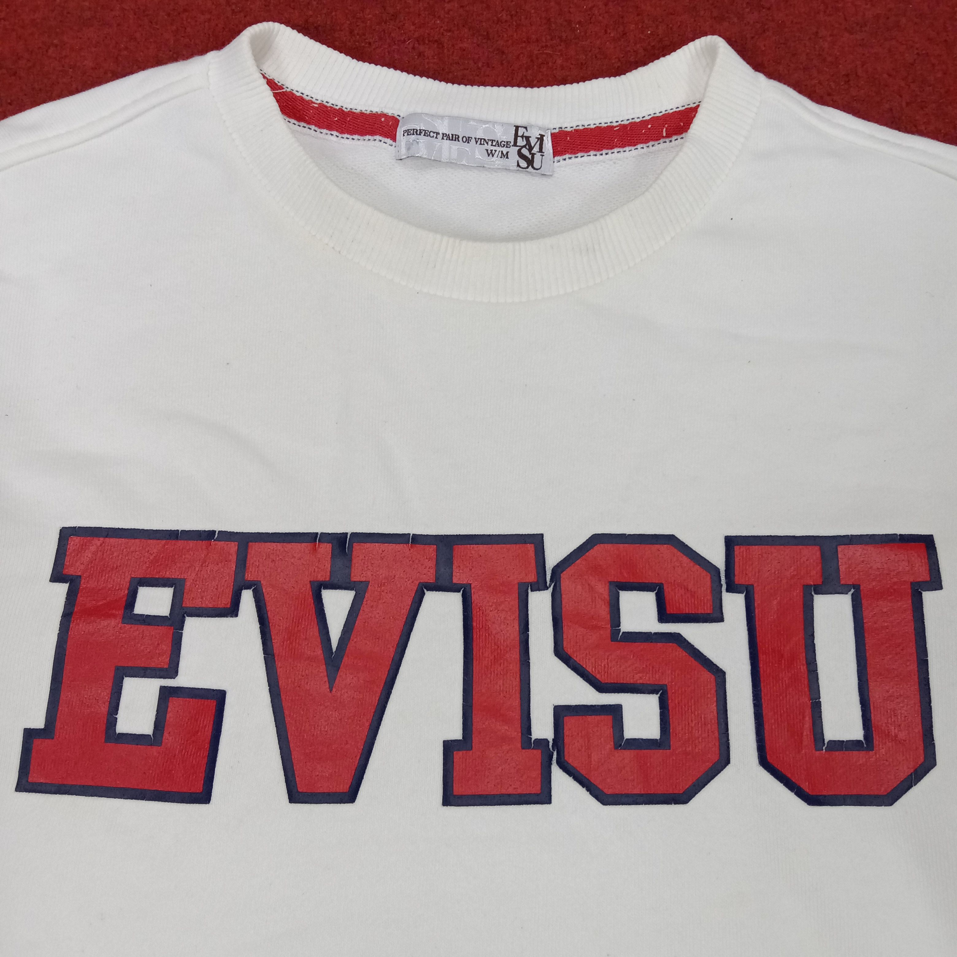 Japanese Brand Evisu Sweatshirt Spell Out Design Streetwear Style Size US S / EU 44-46 / 1 - 2 Thumbnail