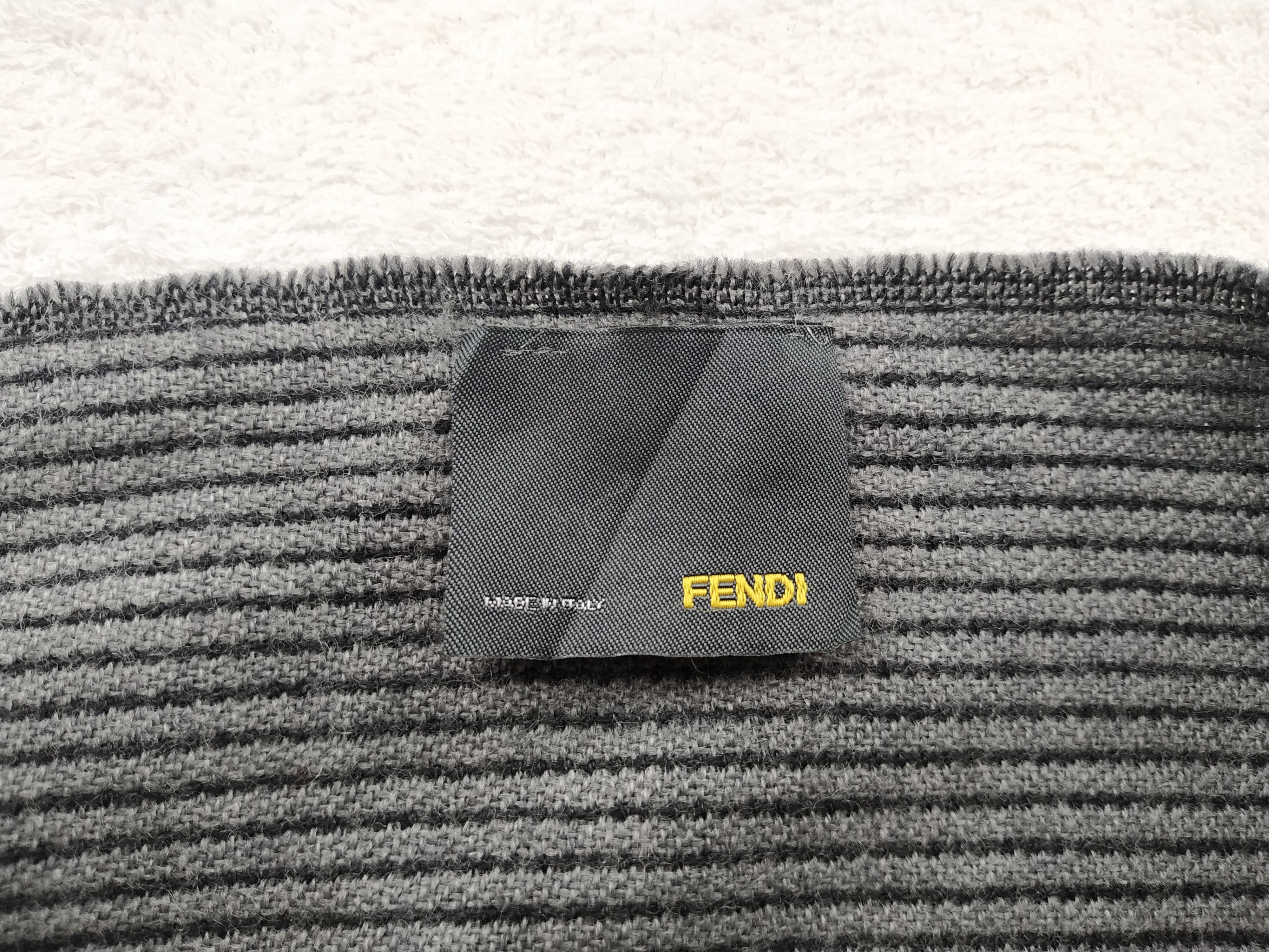Fendi Vintage Fendi Wool Scarf/Muffler/Neckwear MF008 Size ONE SIZE - 6 Thumbnail