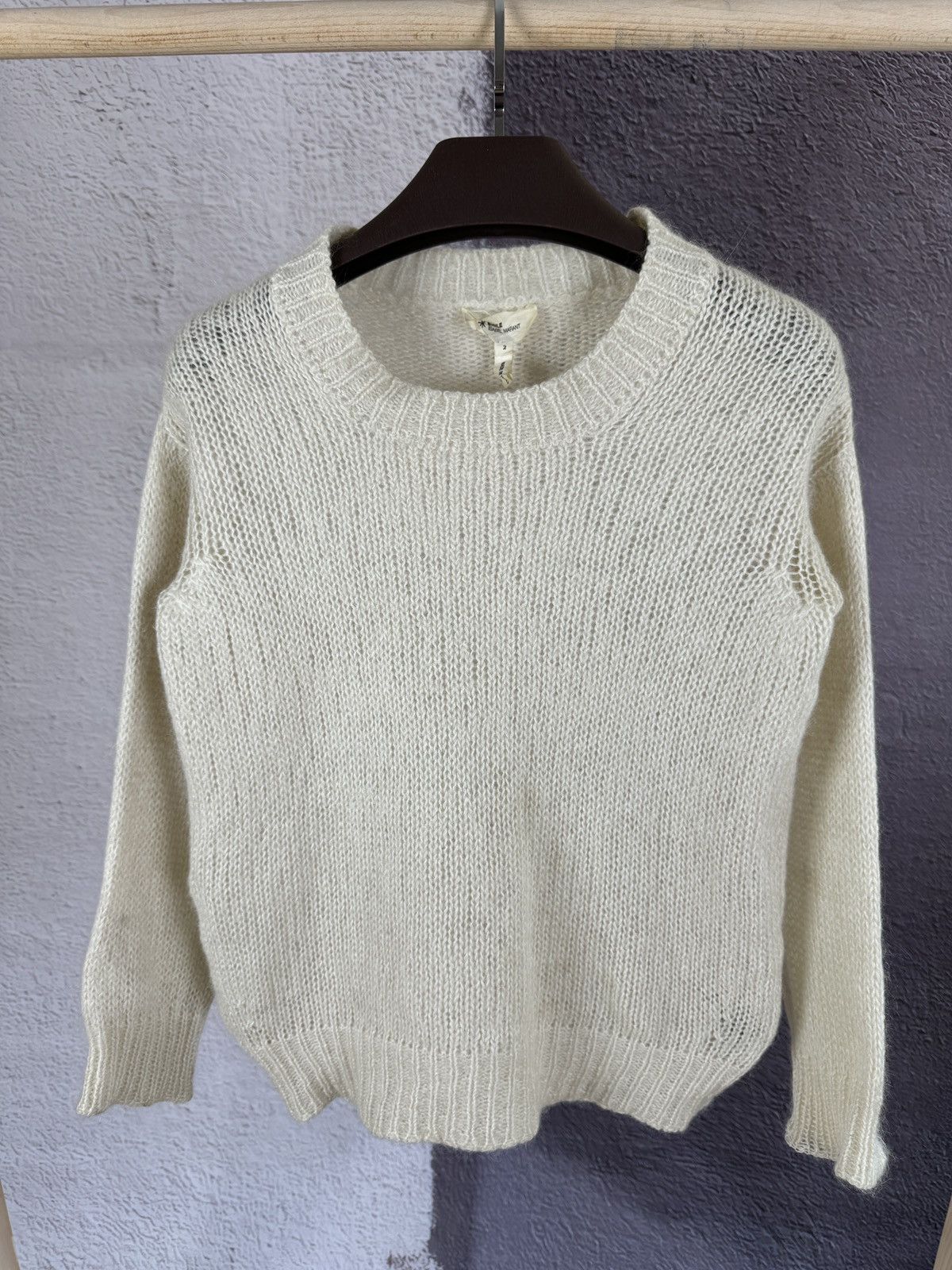 Isabel Marant Isabel Marant Etoile beige super kid mohair oversize sweater Size XS / US 0-2 / IT 36-38 - 2 Thumbnail