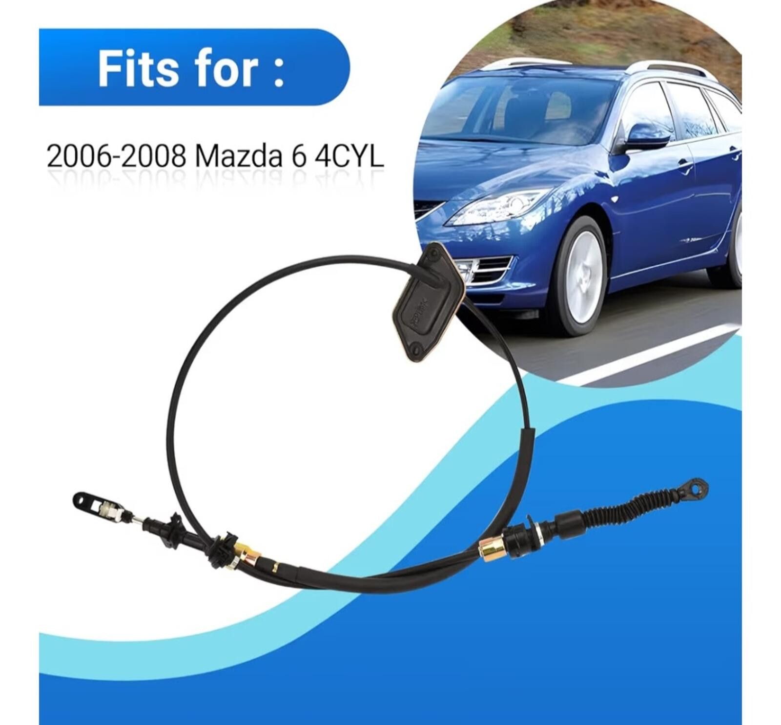 Other Automkt Transmission Shift Cable 06-08 Mazda 6 4CYL Size ONE SIZE - 2 Thumbnail