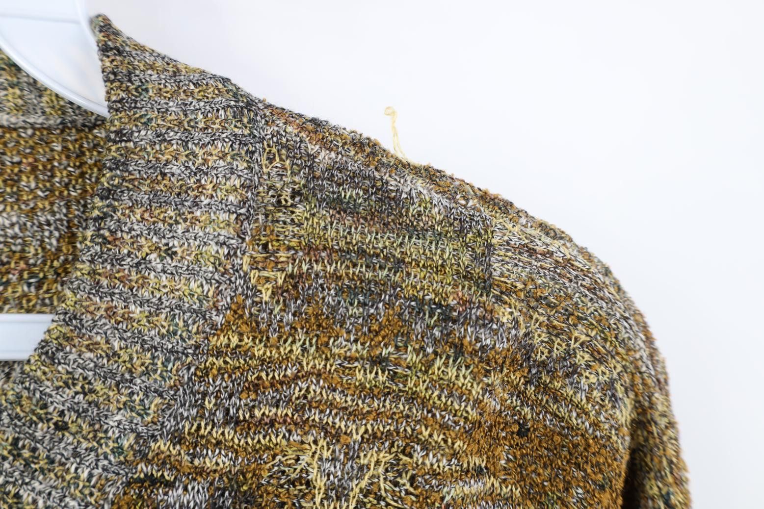 Vintage Vintage 90s Coogi Style Earth Tone Knit Crewneck Sweater Size US XL / EU 56 / 4 - 5 Thumbnail