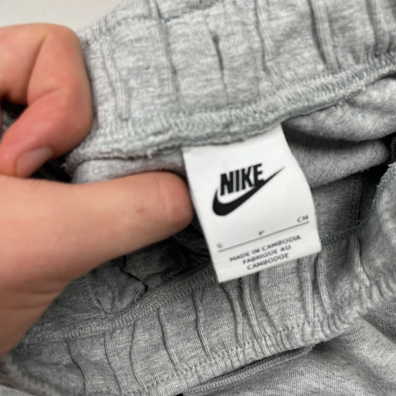 Nike Nike Women's Heather Gray Swoosh High Rise Sweatpants Small Size 28" / US 6 / IT 42 - 6 Thumbnail