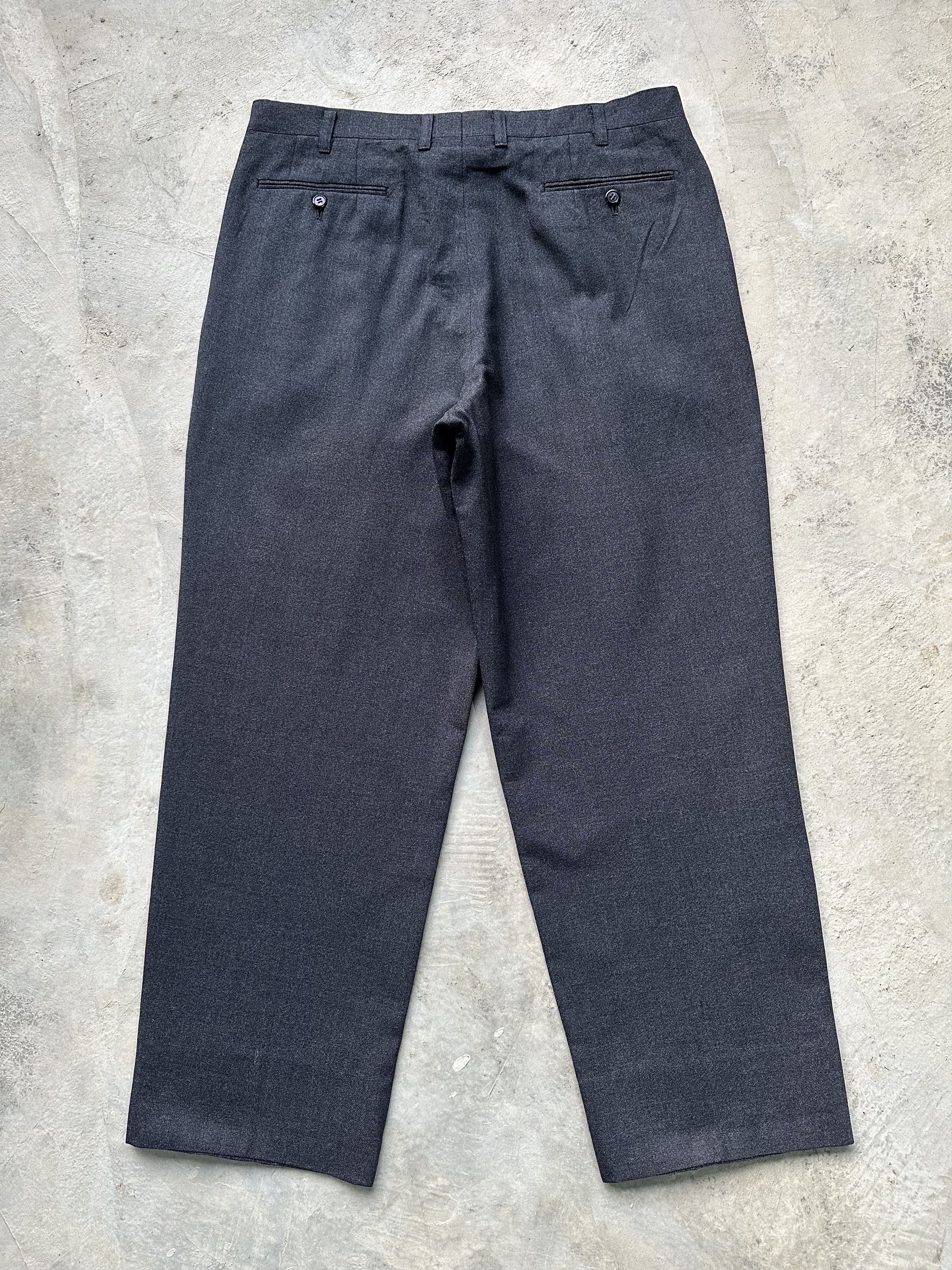 Lanvin Vintage Lanvin Baggy Wide Balloons Wool Trousers Pants Size US 37 - 2 Thumbnail