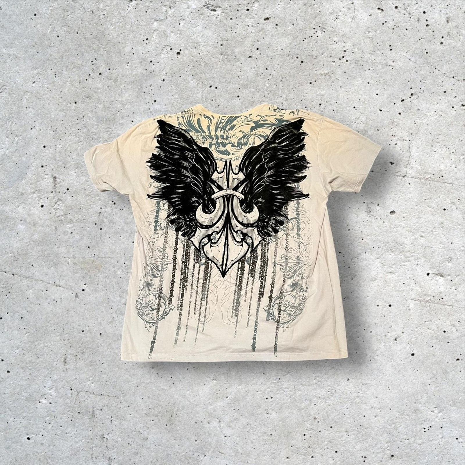 Affliction × Southpole × Tapout Crazy rare mma elite y2k affliction shirt skulls goth tapout Size US XL / EU 56 / 4 - 2 Thumbnail