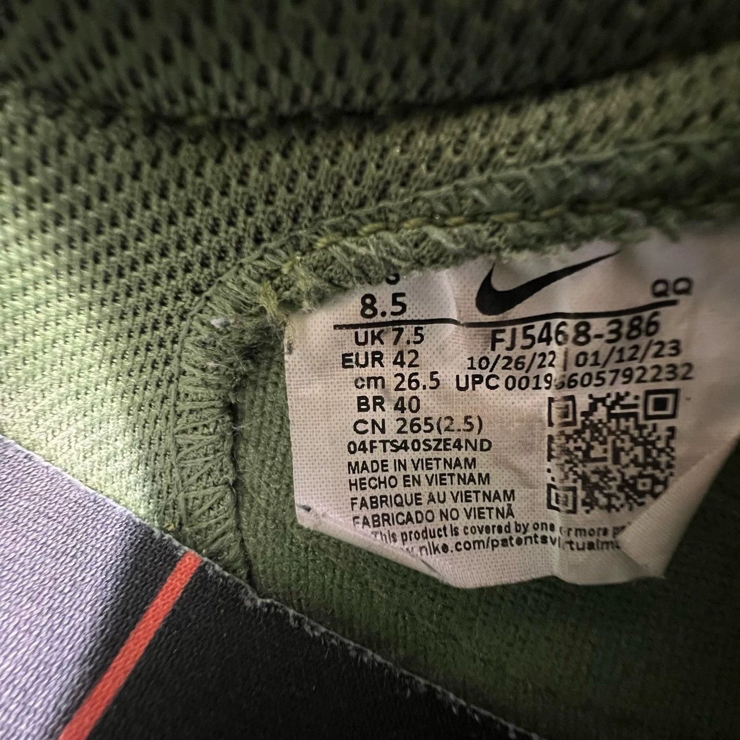 Nike Blazer Jumbo Green Size 42 Used Celebrity Style Size US 8.5 / EU 41-42 - 8 Thumbnail