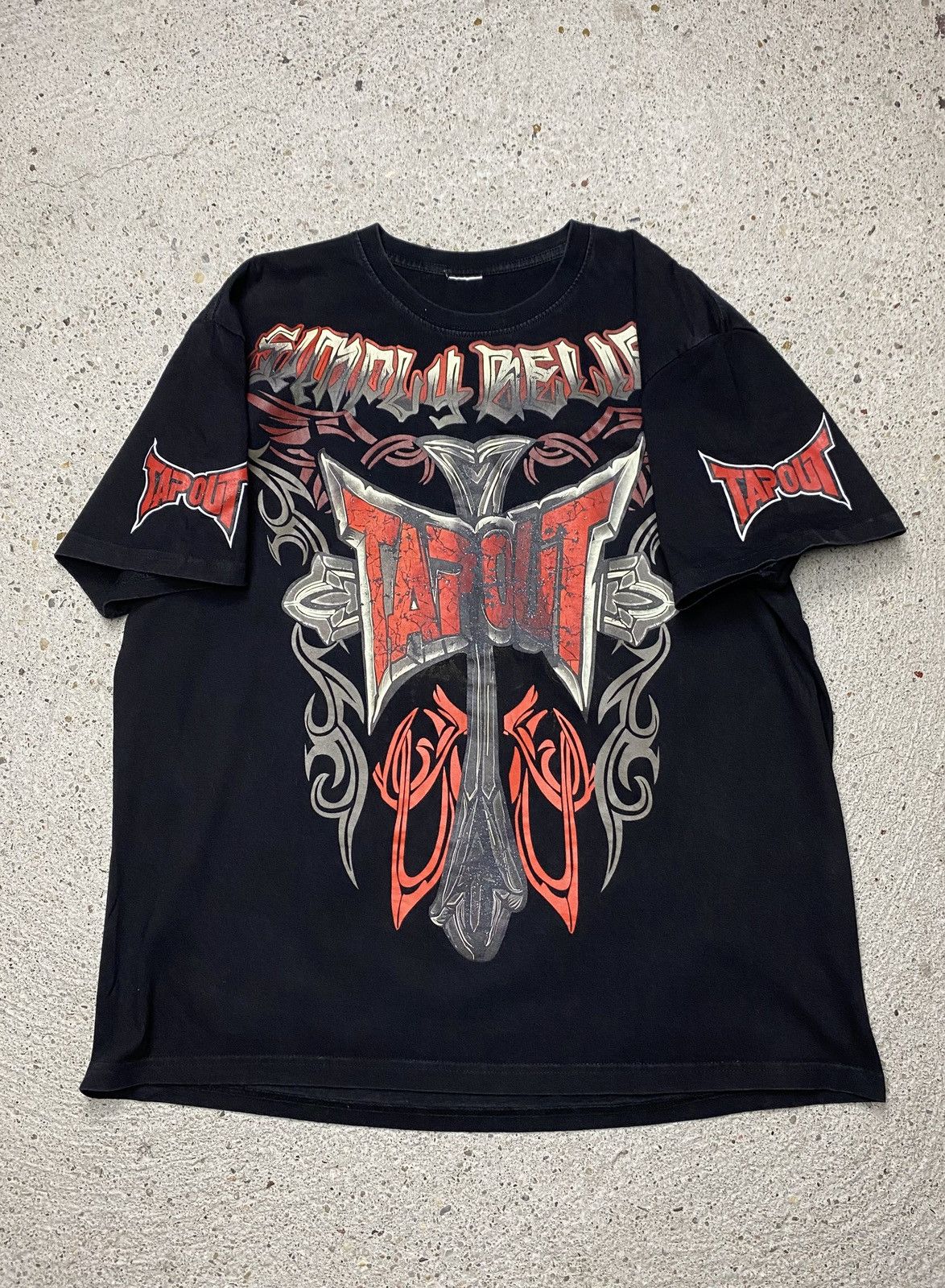 Tapout Tapout vintage tshirt affliction mma print full Size US L / EU 52-54 / 3 - 4 Thumbnail