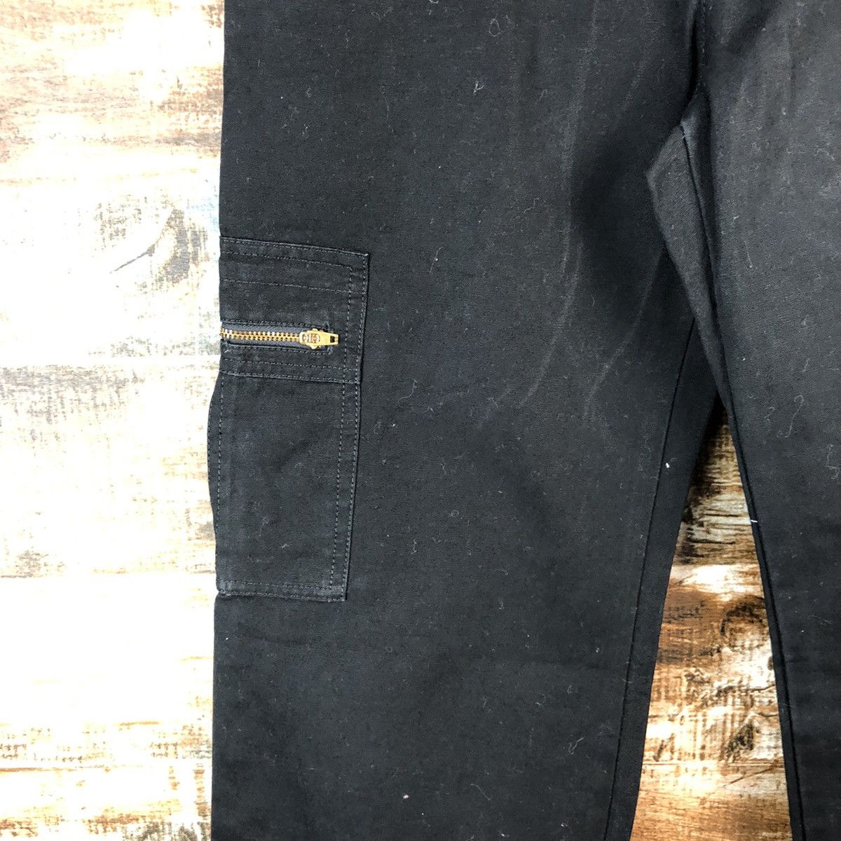 Japanese Brand A.V.V Black Cargo utility Multipocket Pants #A2436 Size 27" / US 4 / IT 40 - 9 Thumbnail