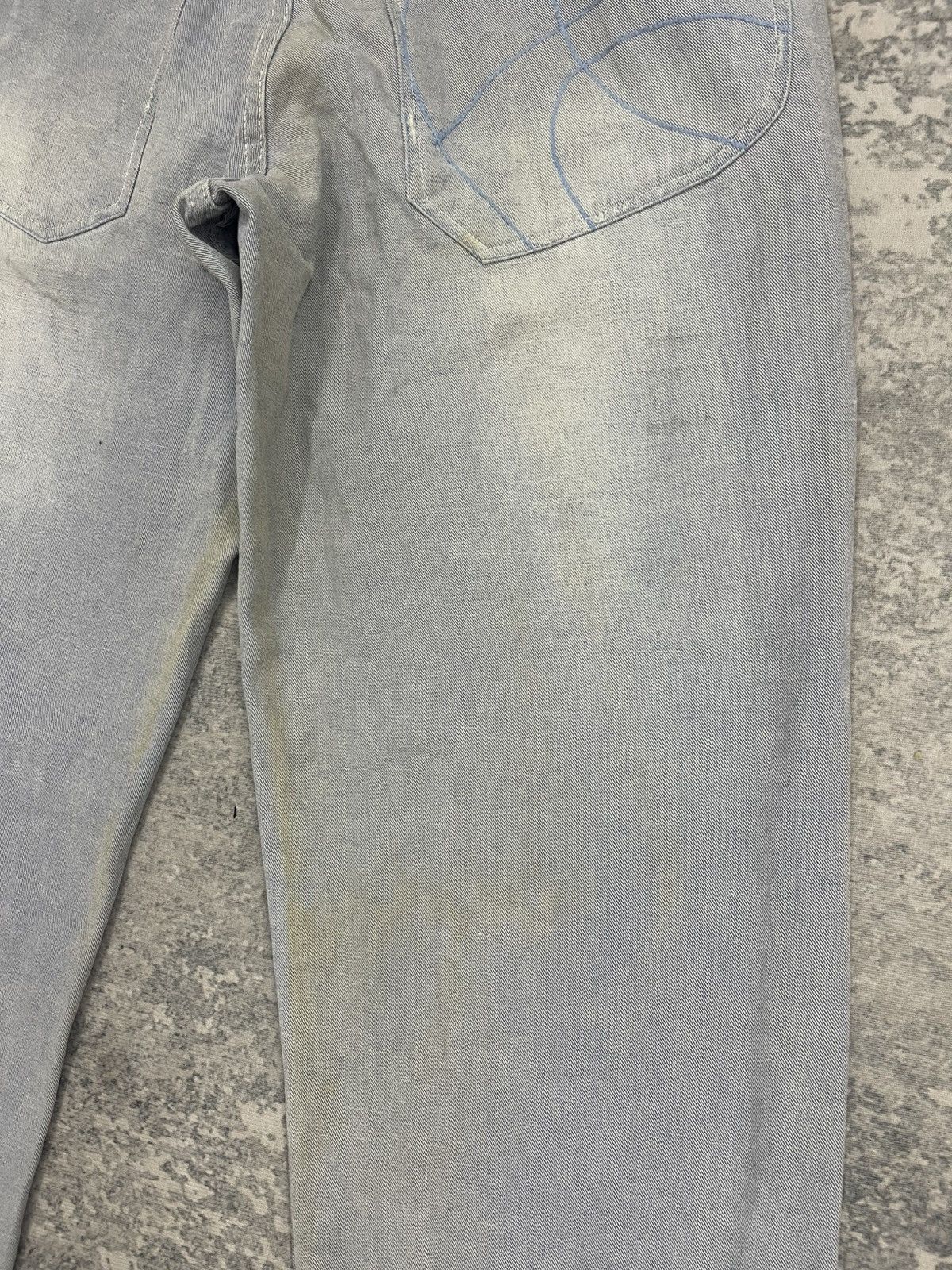 Nike Vintage 2005 Air Jordan 20th Anniversary Baggy Denim Jeans Size US 34 / EU 50 - 18 Thumbnail