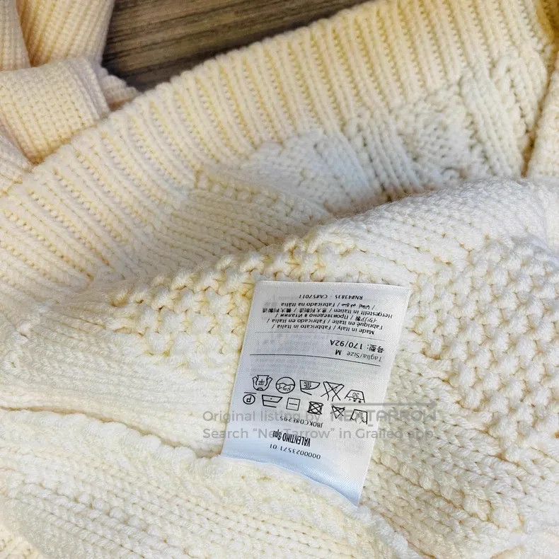 Valentino Valentino White sweater Size M / US 6-8 / IT 42-44 - 7 Thumbnail