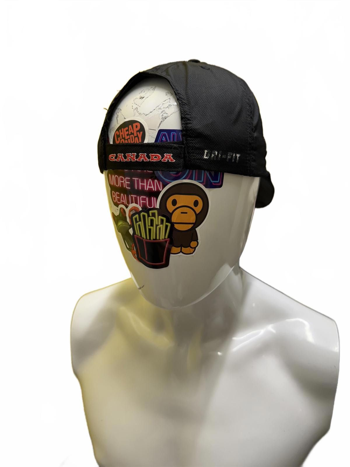 Nike Nike Canada Black Dri-Fit Adjustable Baseball Cap Size ONE SIZE - 4 Thumbnail